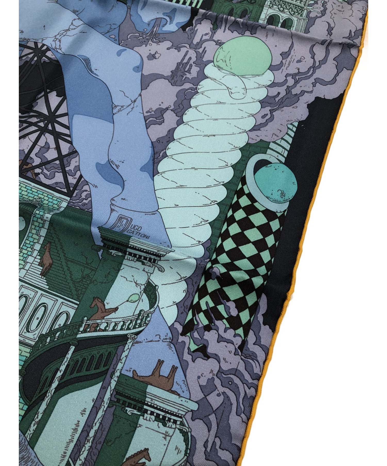 エルメス　カレ90 イポポリス　レア名作カレ美品HERMES 中古・古着通販】HERMES (エルメス) カレ90 サイズ:90 Hippopolis