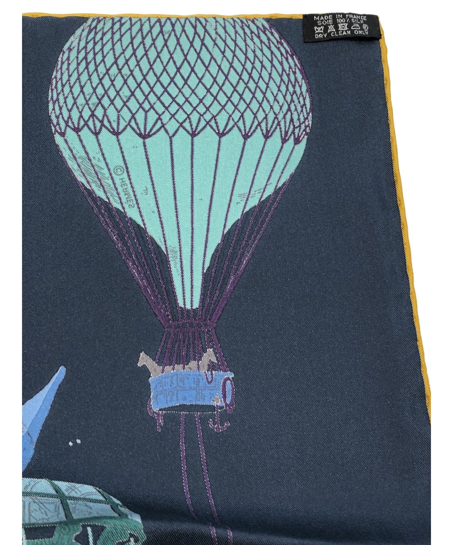 中古・古着通販】HERMES (エルメス) カレ90 サイズ:90 Hippopolis