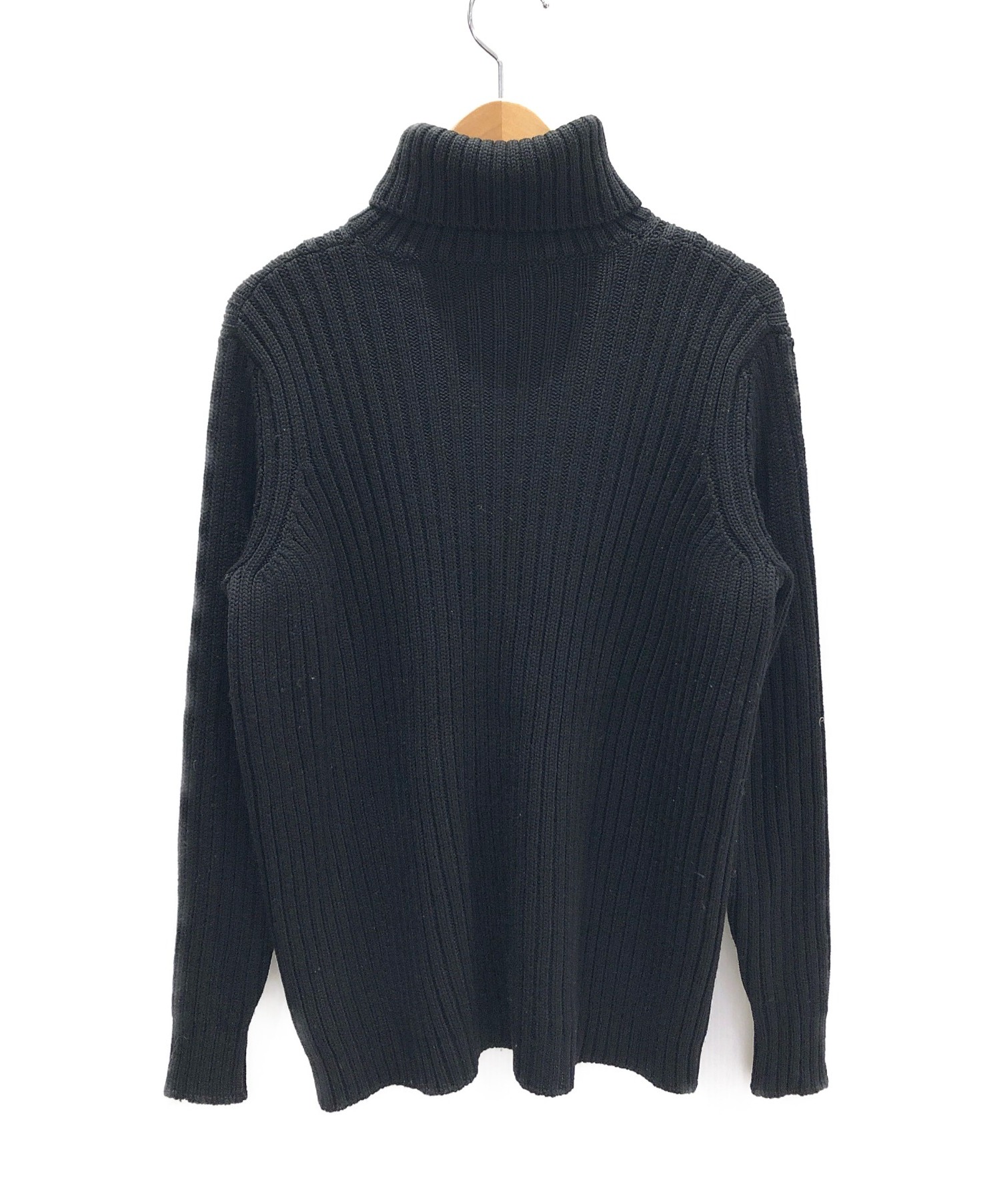 中古・古着通販】CELINE (セリーヌ) タートルネックニット ブラック