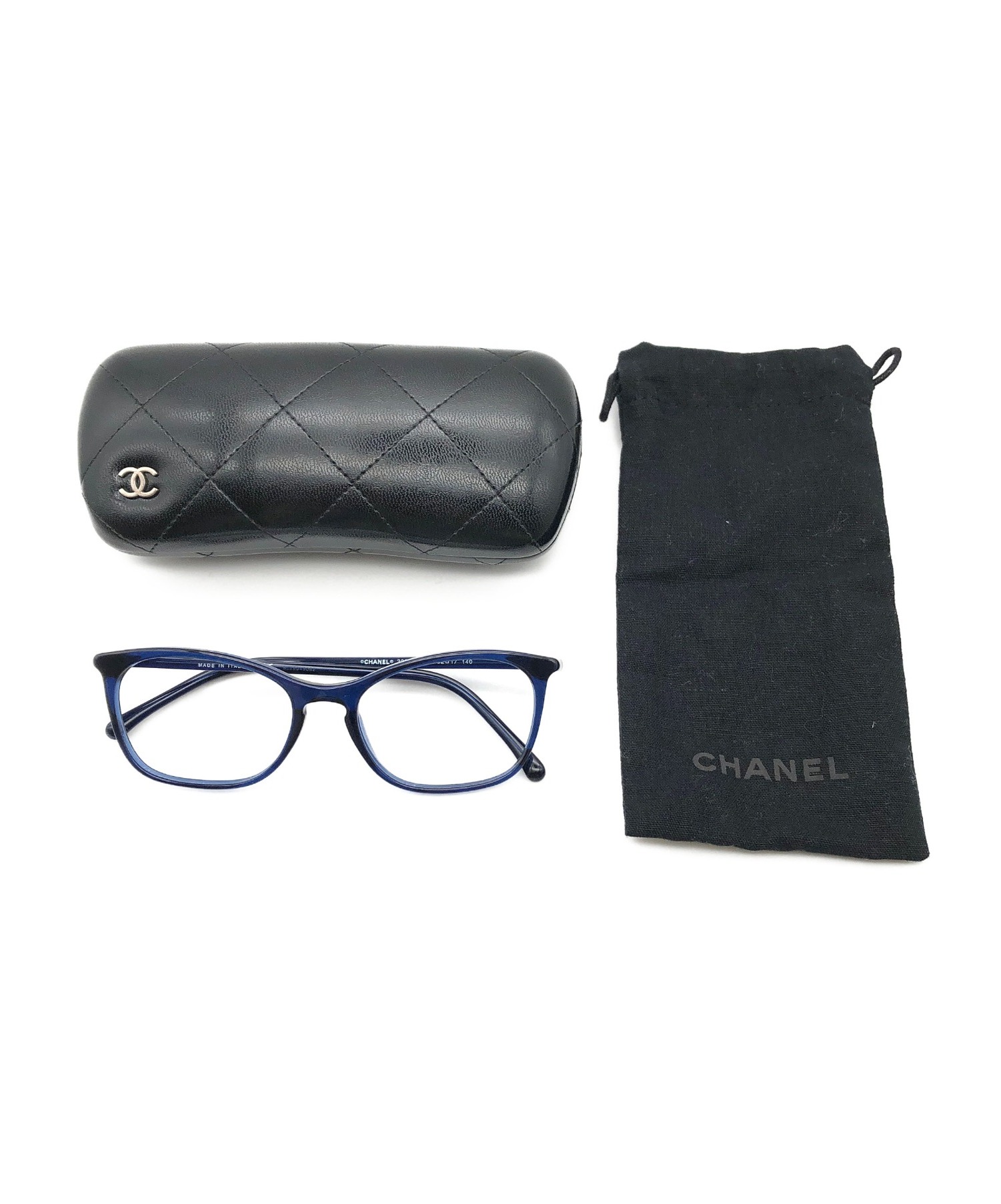 中古・古着通販】CHANEL (シャネル) カメリアカードケース ブラック 