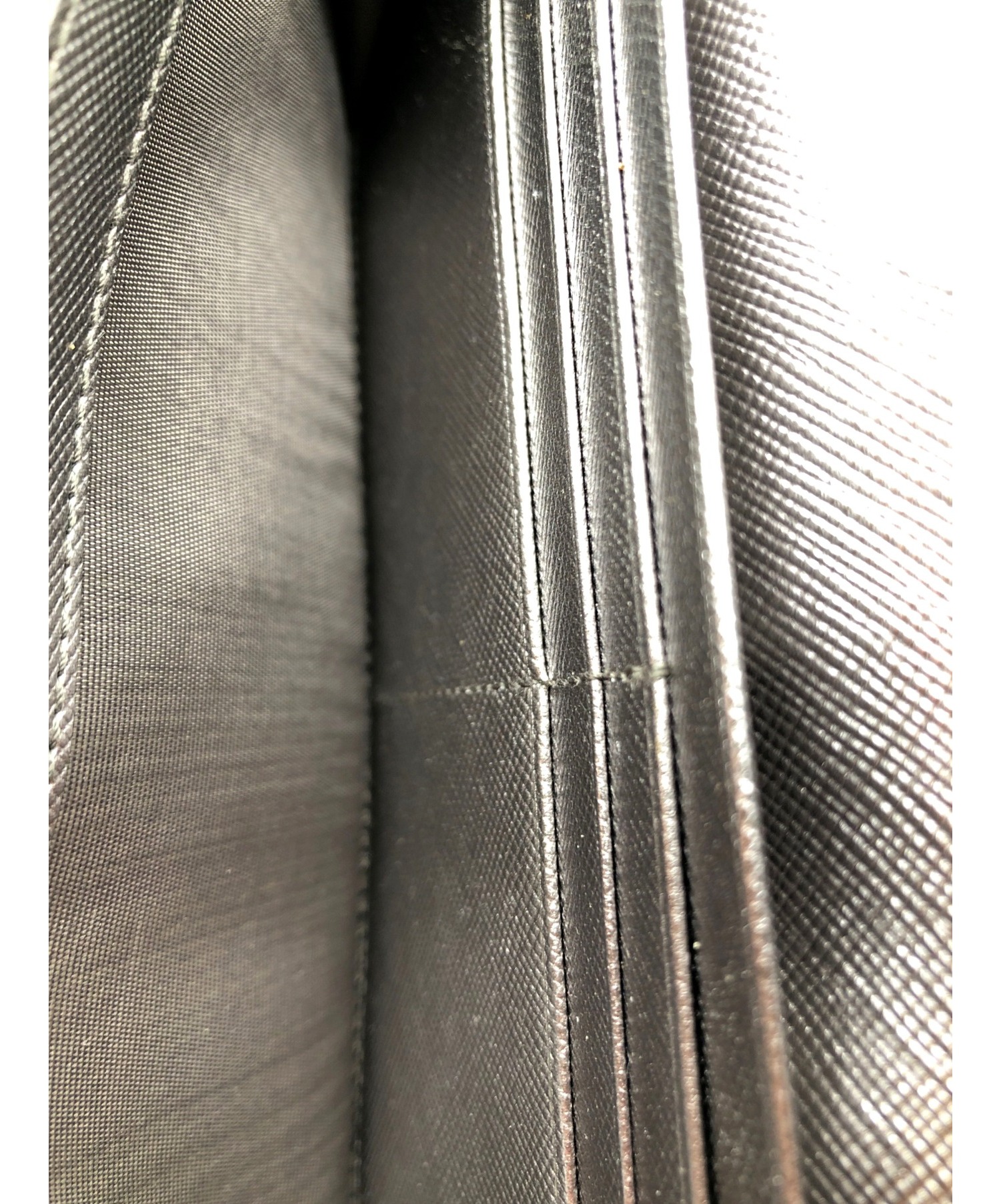 中古・古着通販】PRADA (プラダ) 長財布 シルバー サイズ:-｜ブランド