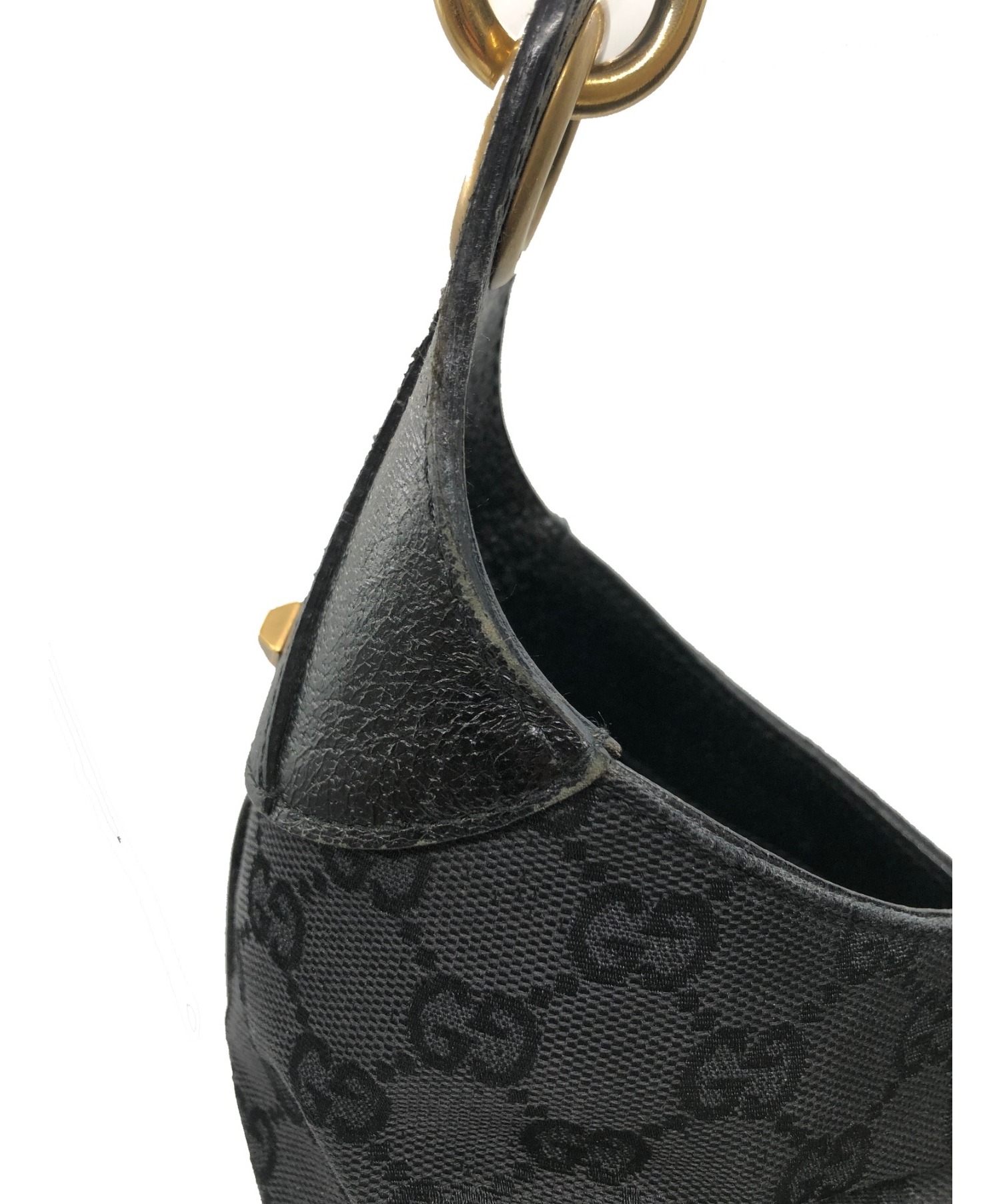 中古・古着通販】GUCCI (グッチ) ジャッキー ブラック サイズ:- GG