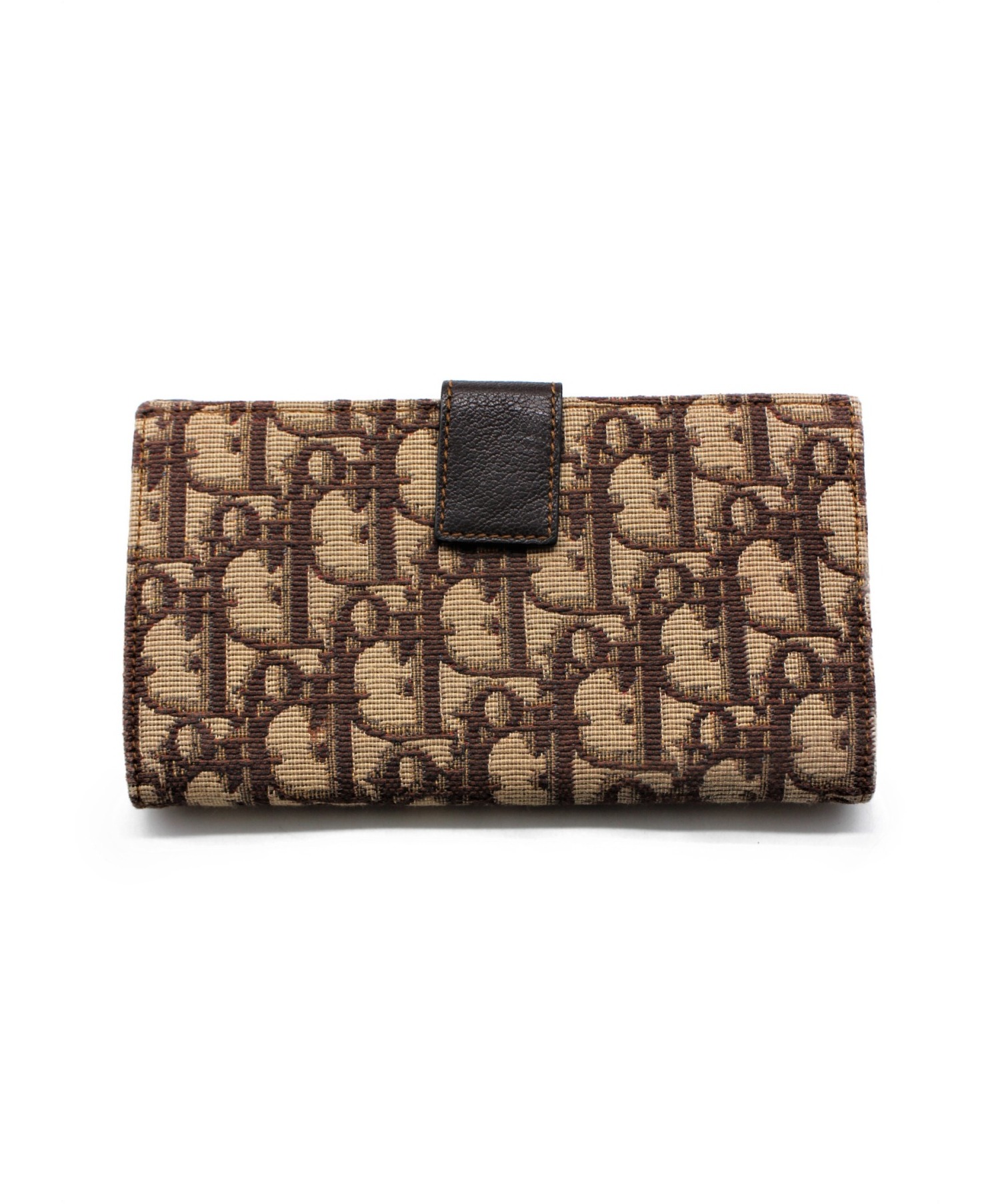 Christian Dior トロッター　ロゴ　二つ折り　長財布 中古・古着通販】Christian Dior (クリスチャン ディオール