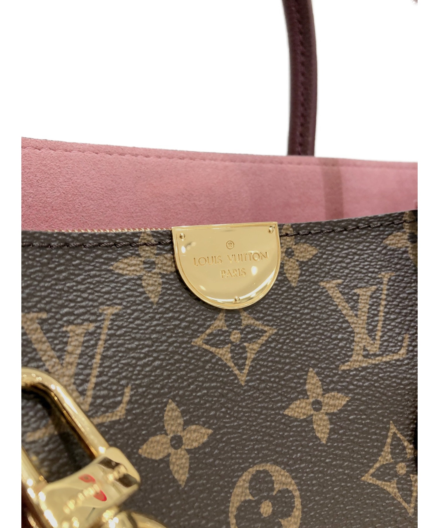 LOUIS VUITTON フランドリン モノグラム バッグ 中古・古着通販】LOUIS VUITTON (ルイヴィトン) フランドリン ブラウン
