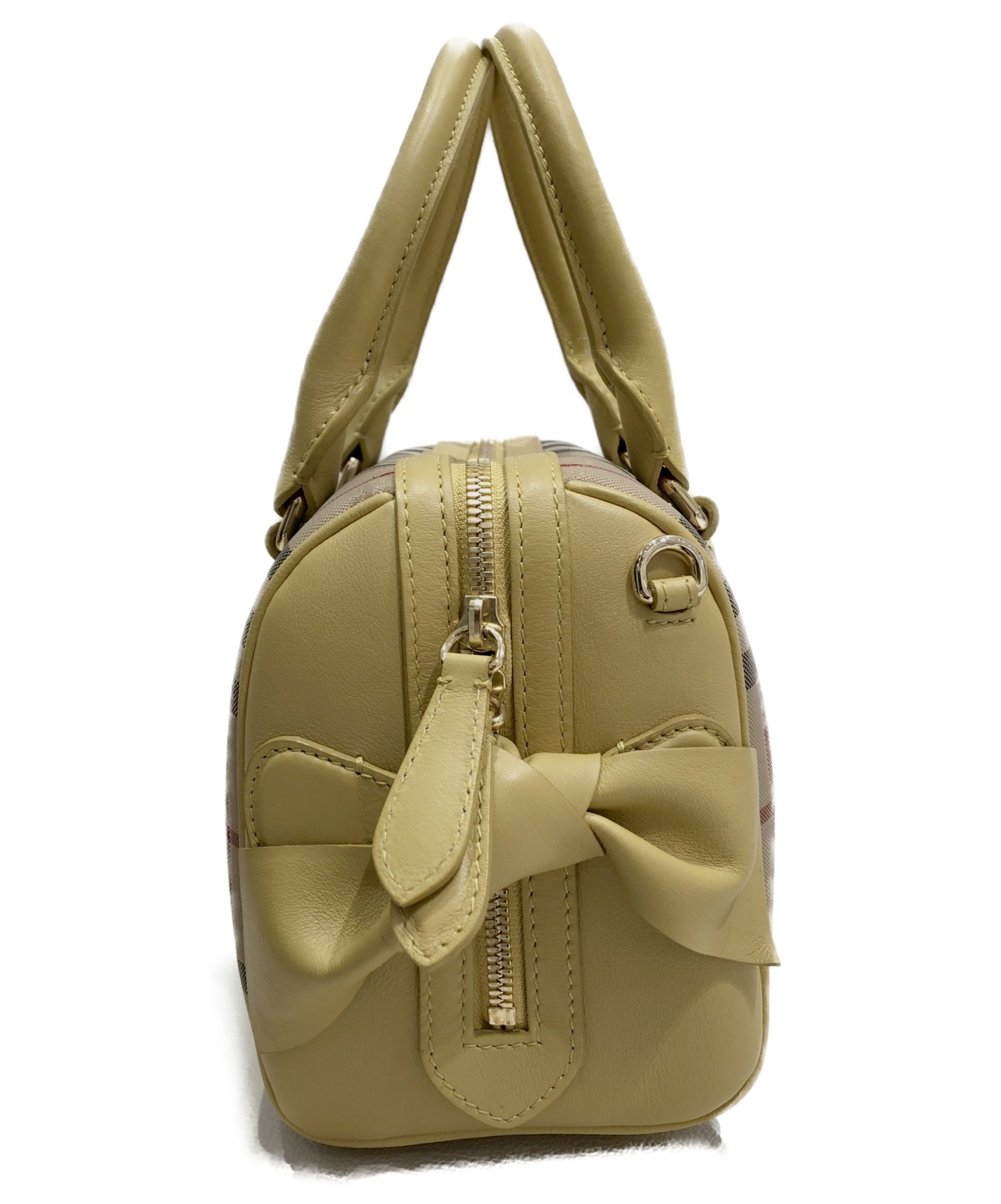 中古・古着通販】BURBERRY (バーバリー) 2WAYリボンショルダーバッグ 