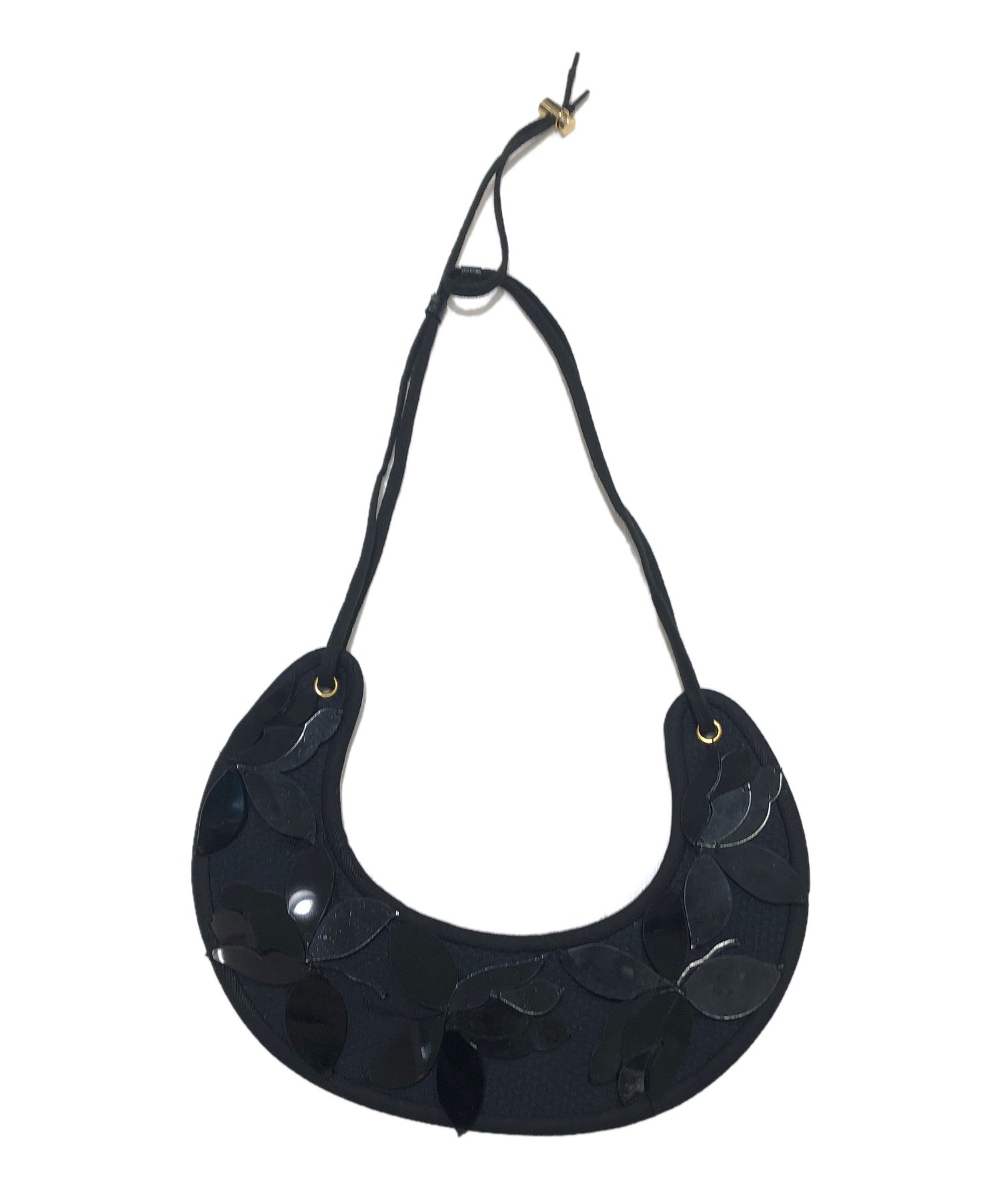 中古・古着通販】MARNI (マルニ) ビジュー付け襟 ブラック サイズ 