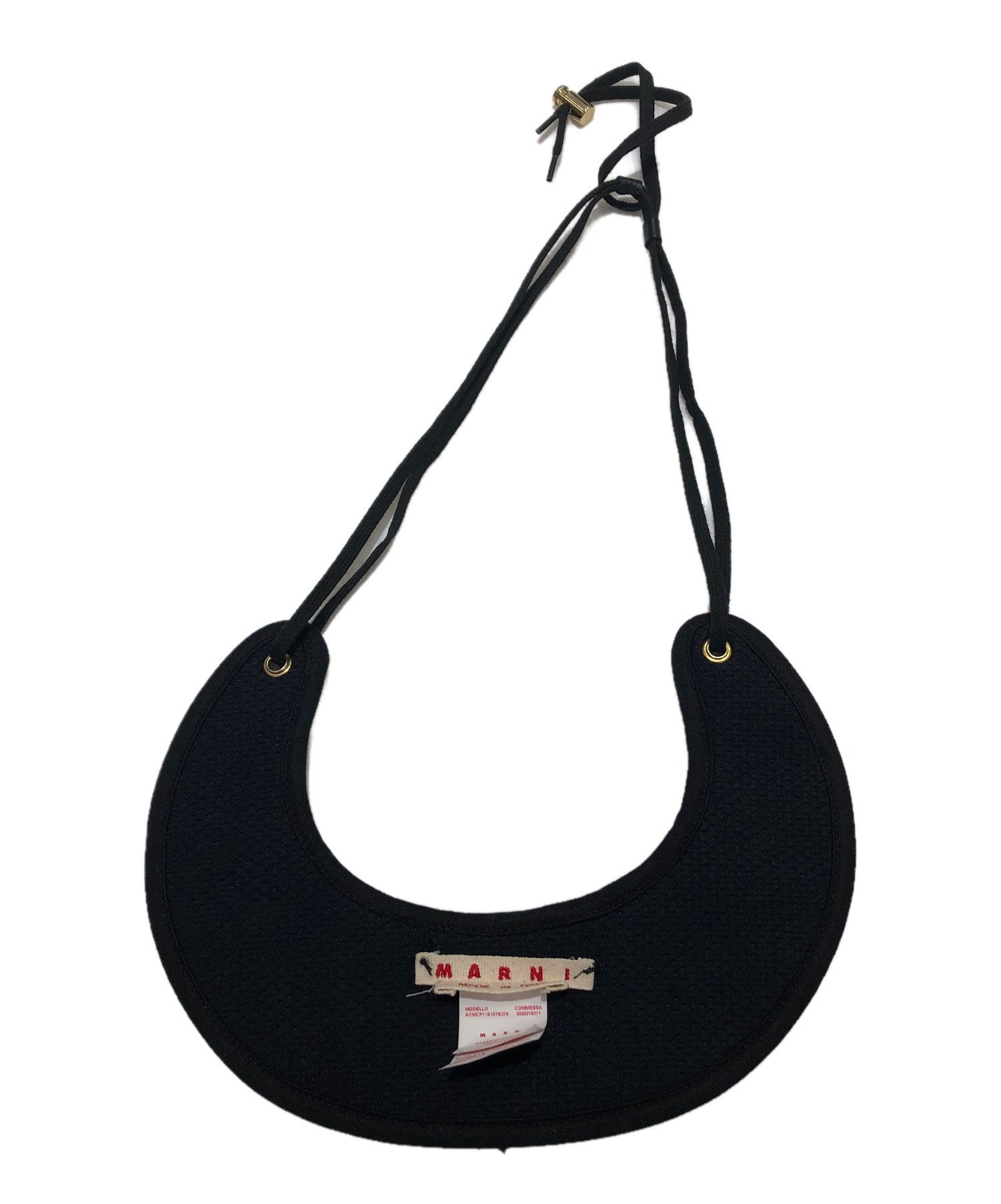 中古・古着通販】MARNI (マルニ) ビジュー付け襟 ブラック サイズ 