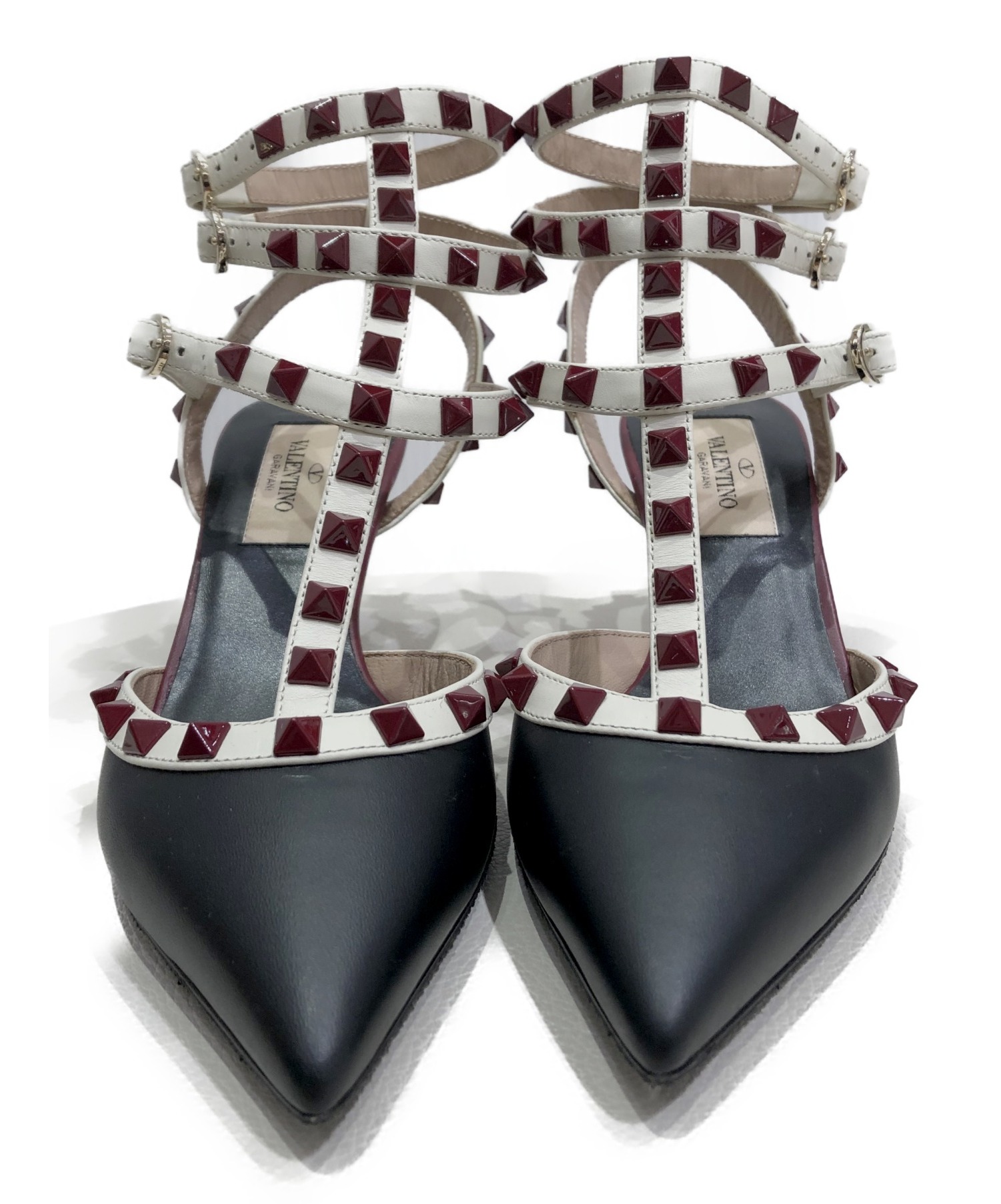 中古・古着通販】VALENTINO (ヴァレンティノ) ロックスタッズパンプス 