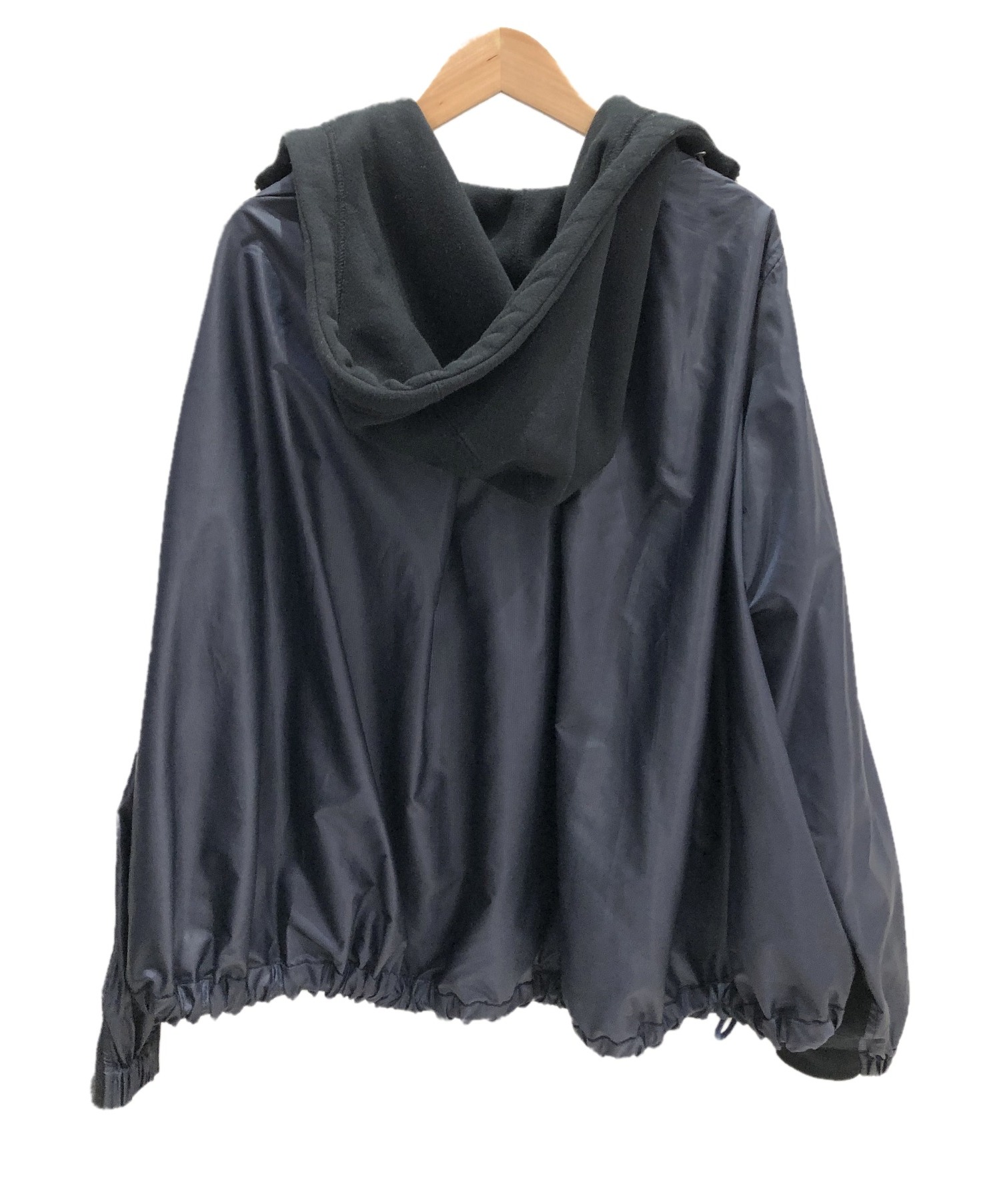 中古・古着通販】sacai (サカイ) 異素材ジップパーカー ブラック