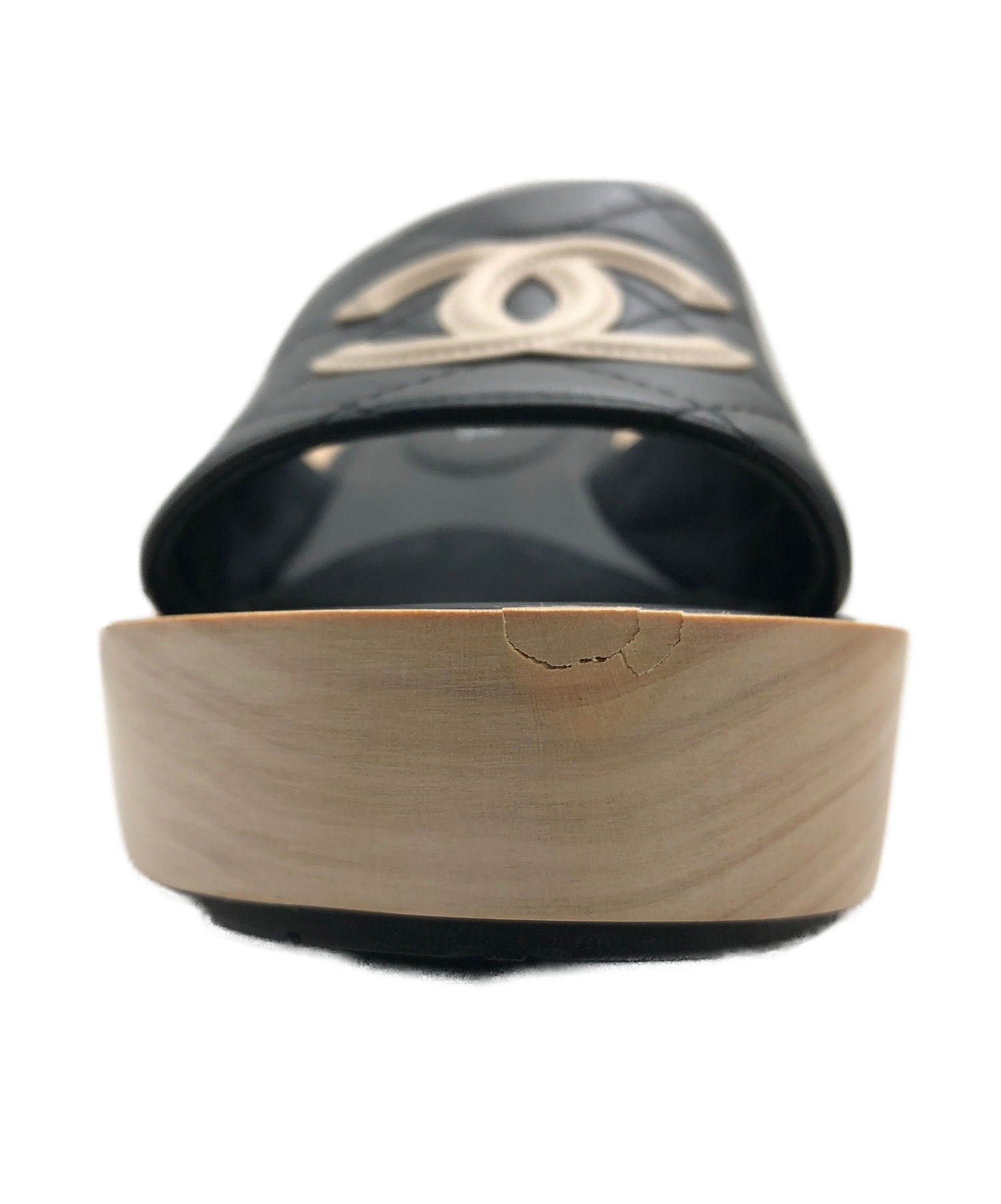 中古・古着通販】CHANEL (シャネル) ココマークスライドサンダル