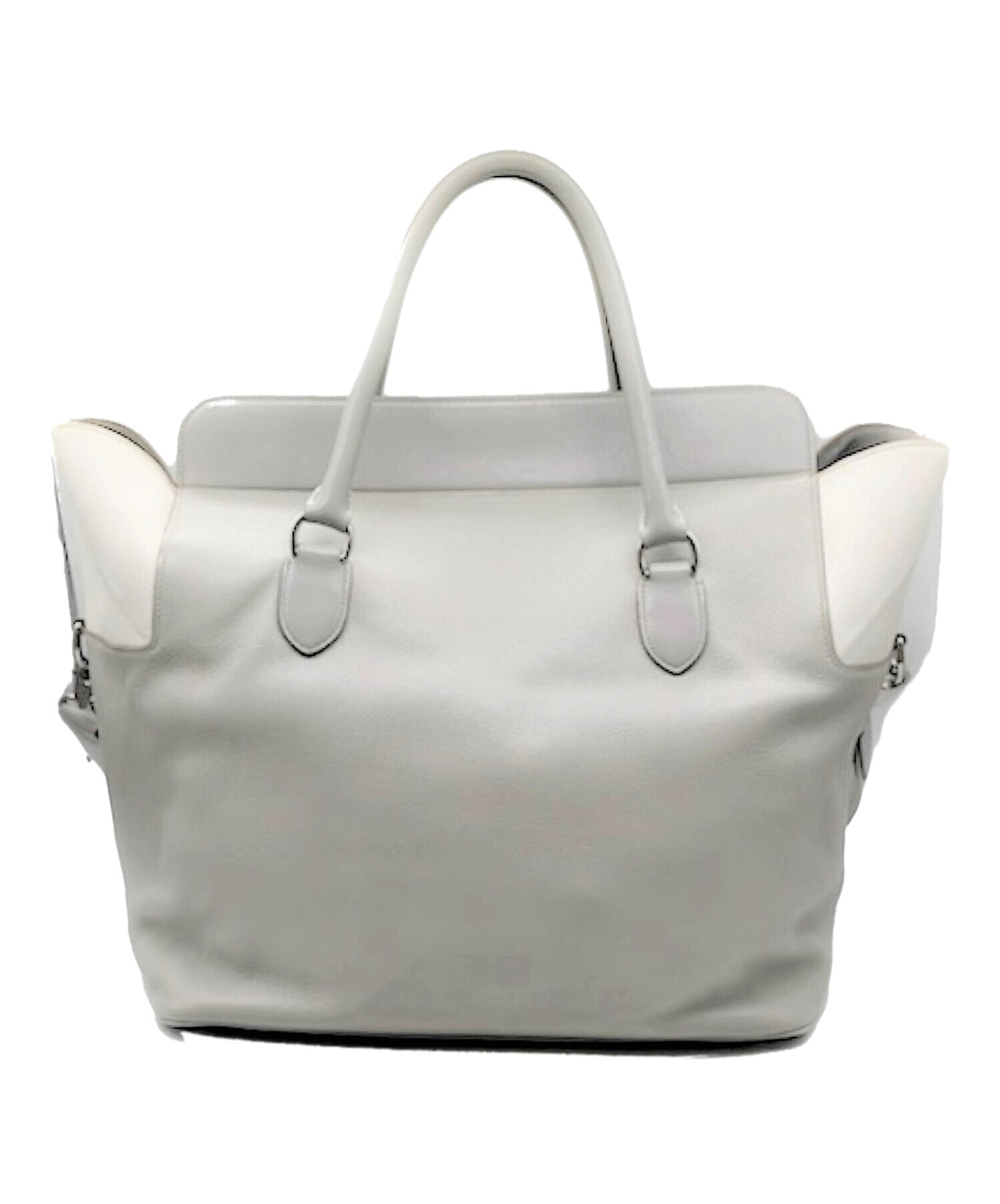 中古・古着通販】HERMES (エルメス) ツールボックス33 ホワイト×グレー