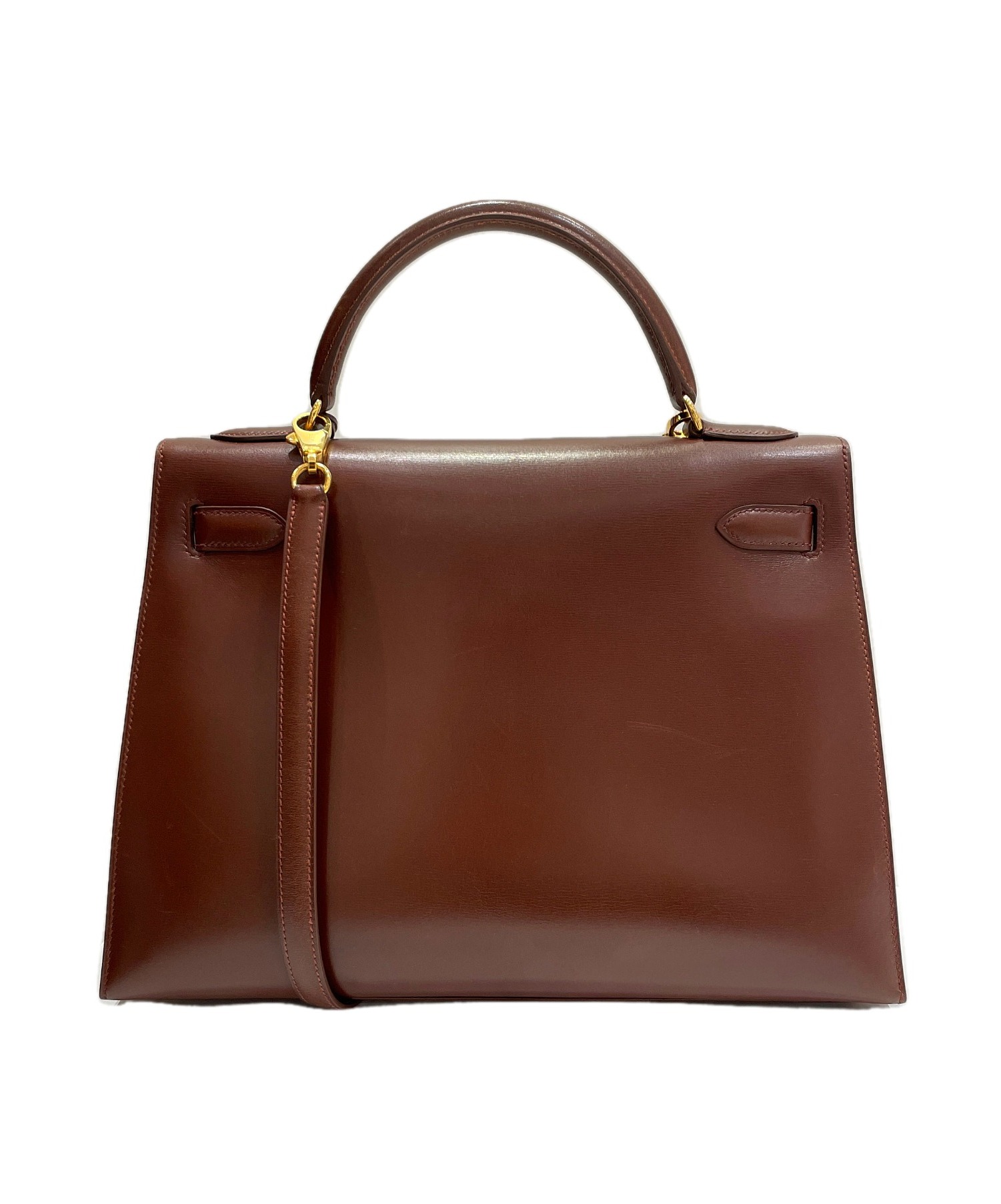 中古・古着通販】HERMES (エルメス) ケリー32 ブラウン サイズ:32