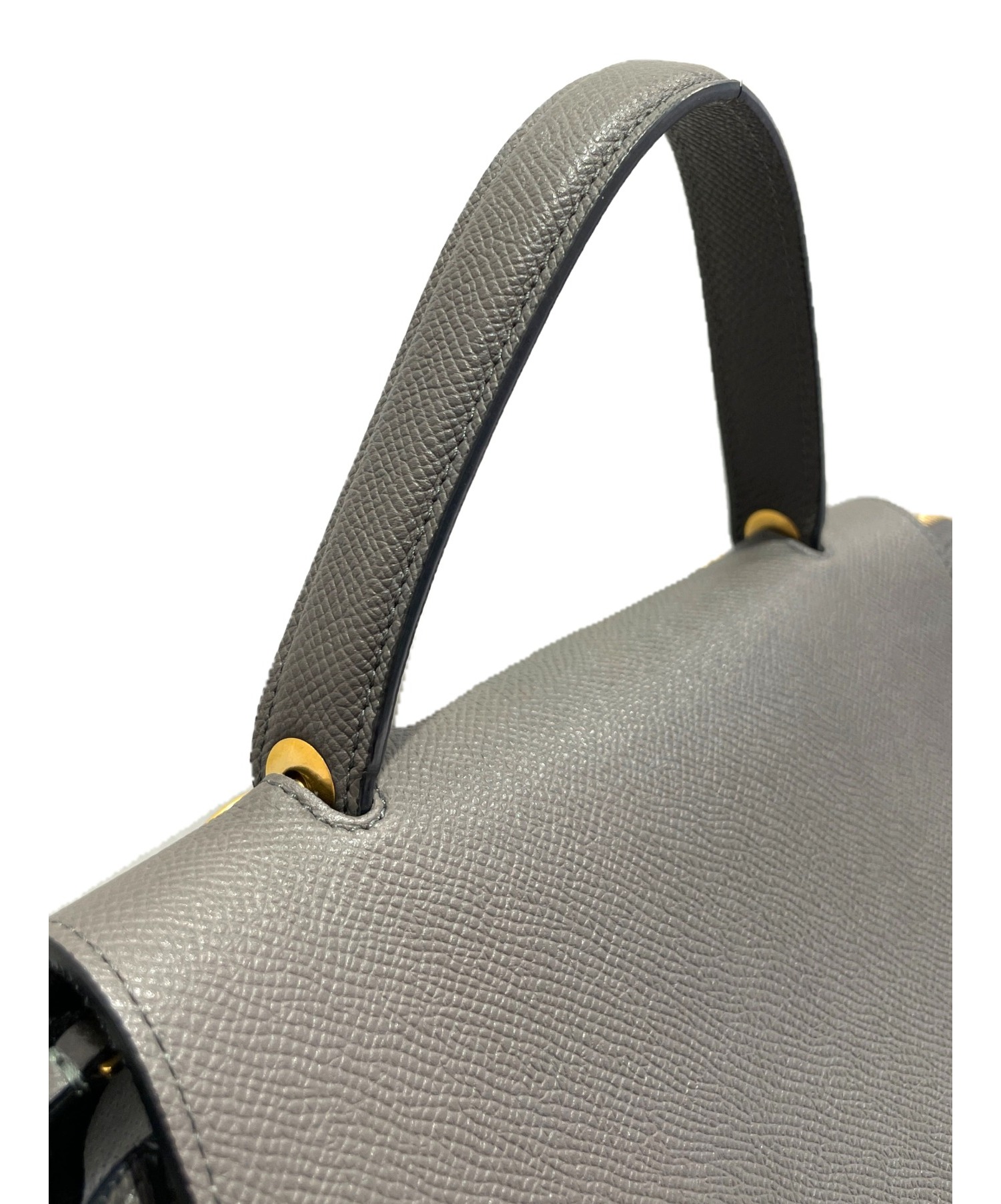中古・古着通販】CELINE (セリーヌ) ベルトバッグ グレー サイズ 