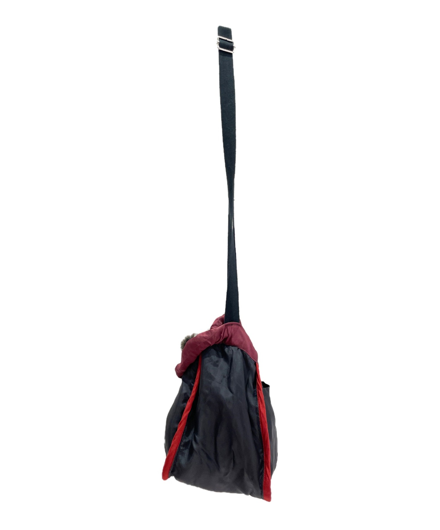 中古・古着通販】sacai (サカイ) zantan巾着バッグ ネイビー サイズ