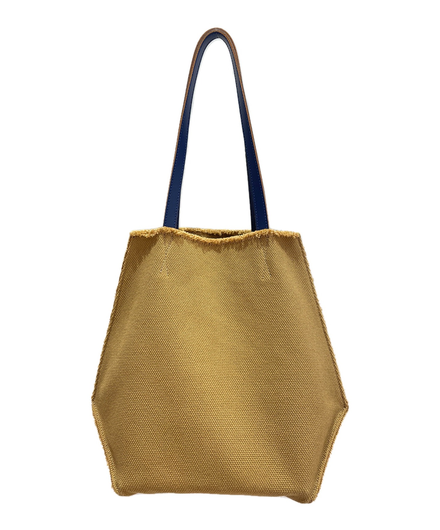 中古・古着通販】MARNI (マルニ) キャンバスレザーバッグ イエロー 