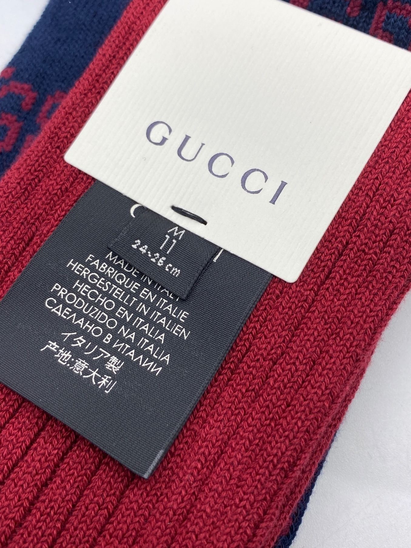 中古・古着通販】GUCCI (グッチ) 靴下 サイズ:M11 (24cm~26cm) 未使用