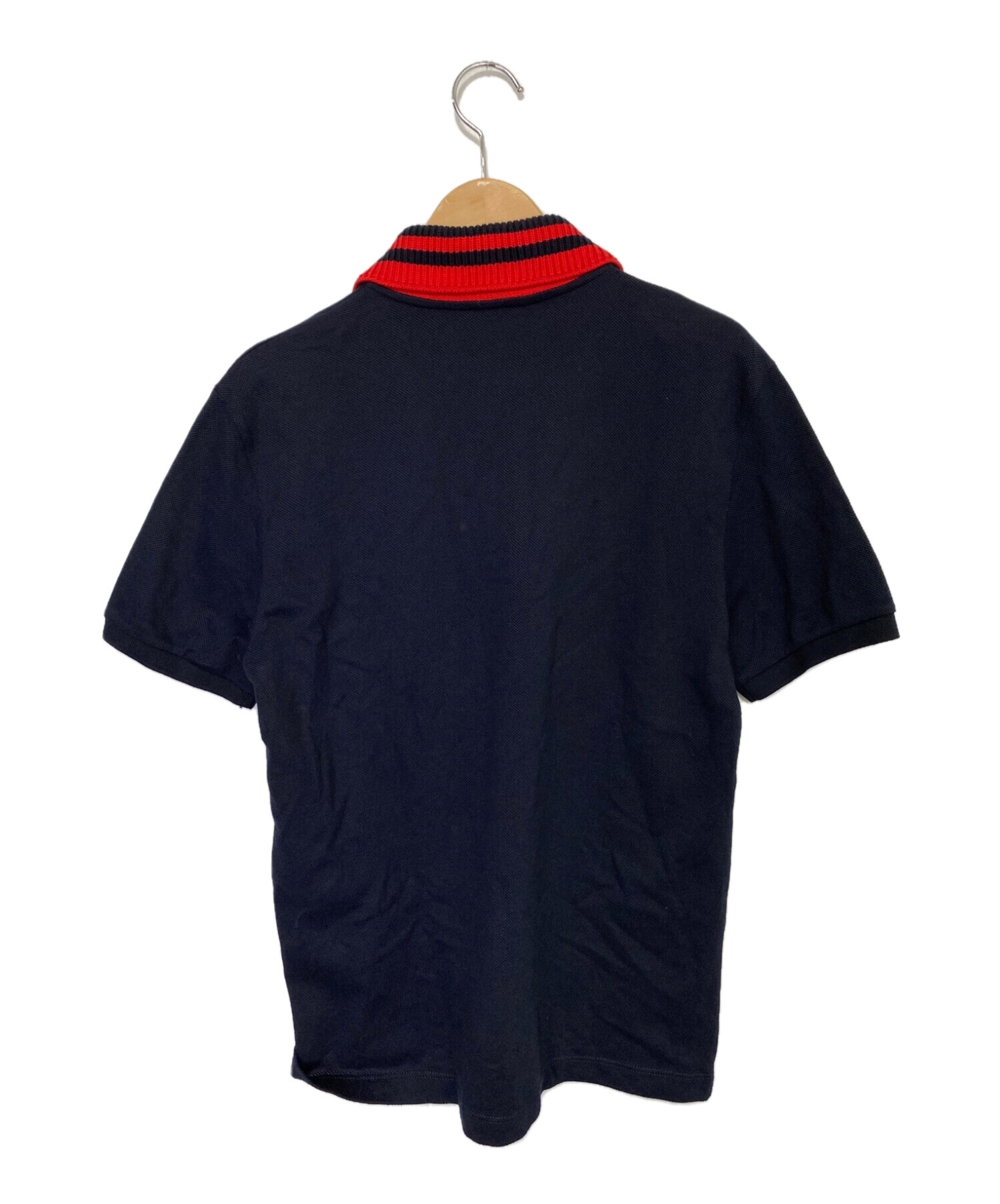 中古・古着通販】GUCCI (グッチ) エンブロイダリーポロシャツ ネイビー