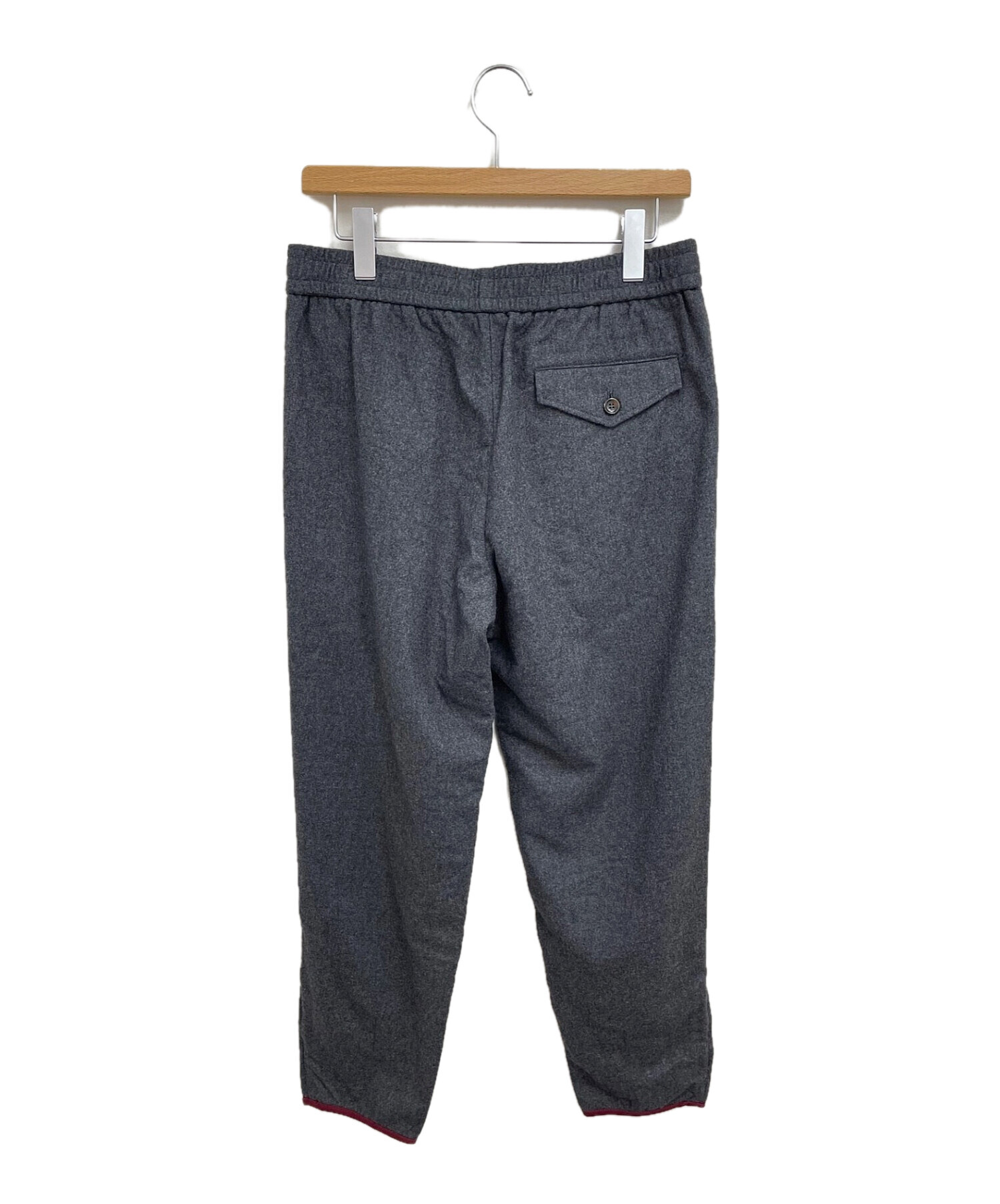 中古・古着通販】GUCCI (グッチ) 裾ジップウールイージースラックス