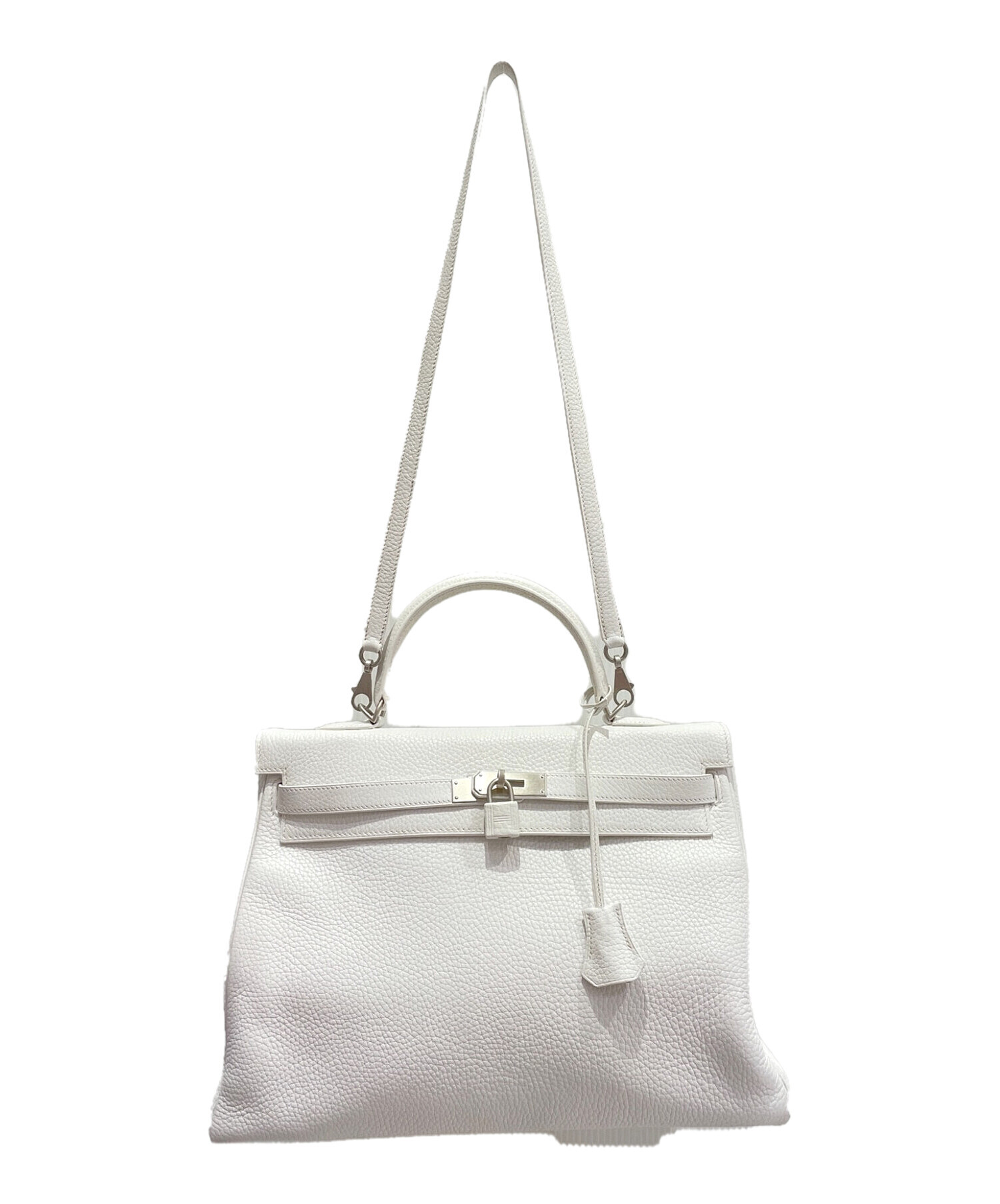 中古・古着通販】HERMES (エルメス) ケリー35 ホワイト サイズ:35 
