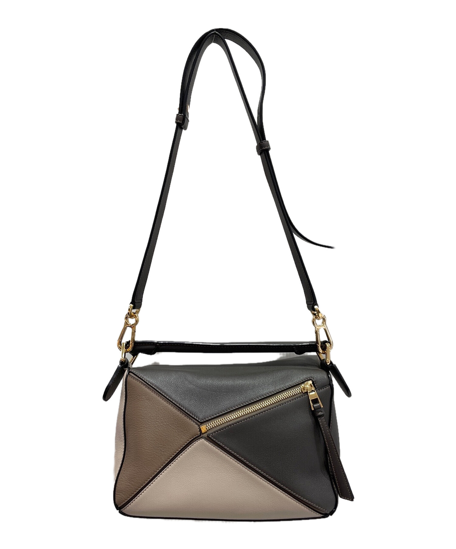中古・古着通販】LOEWE (ロエベ) パズルバッグ ブラウン サイズ  