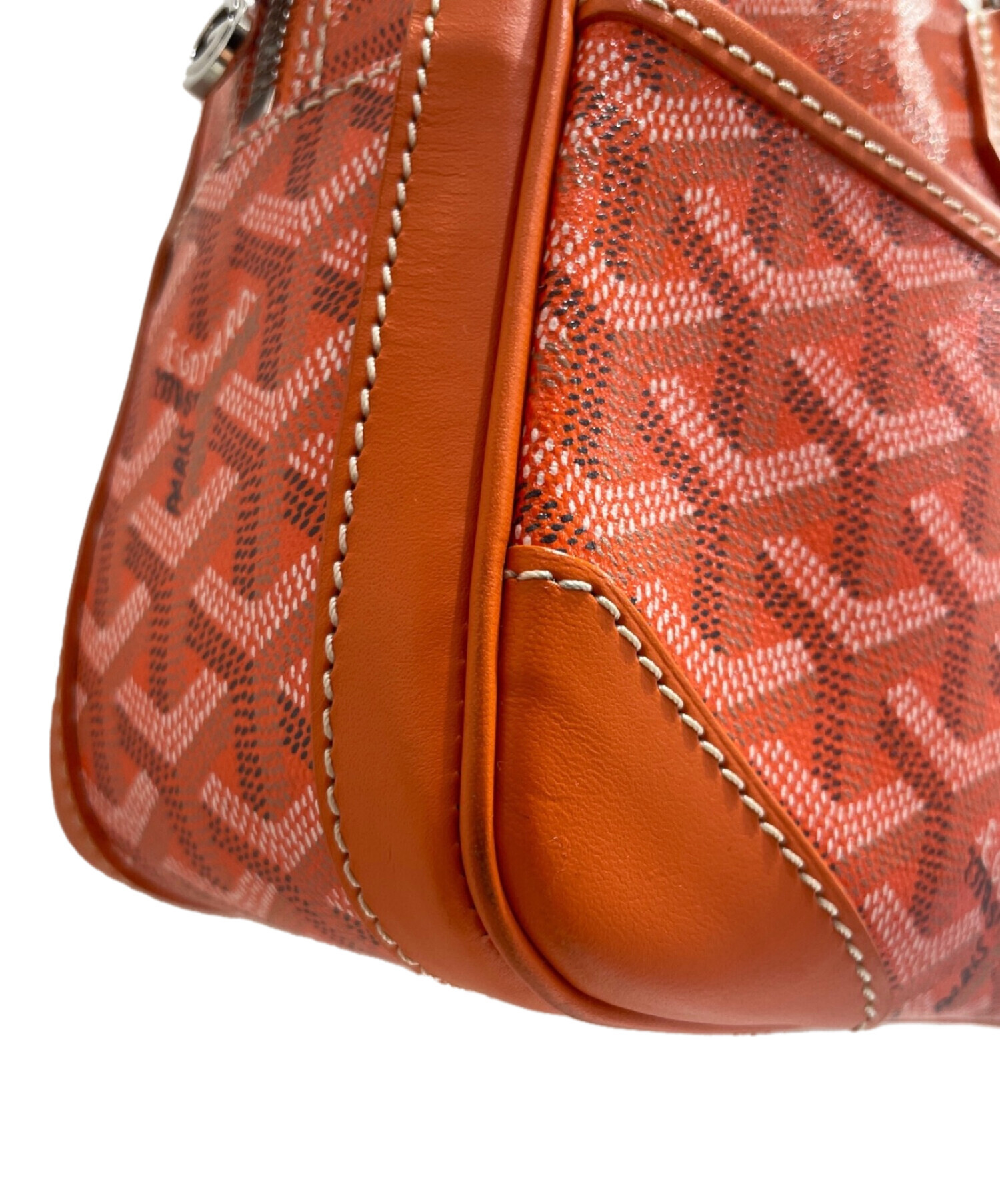 GOYARD サンマルタン　ゴヤール　ハンドバッグ 中古・古着通販】GOYARD (ゴヤール) サンマルタン オレンジ サイズ