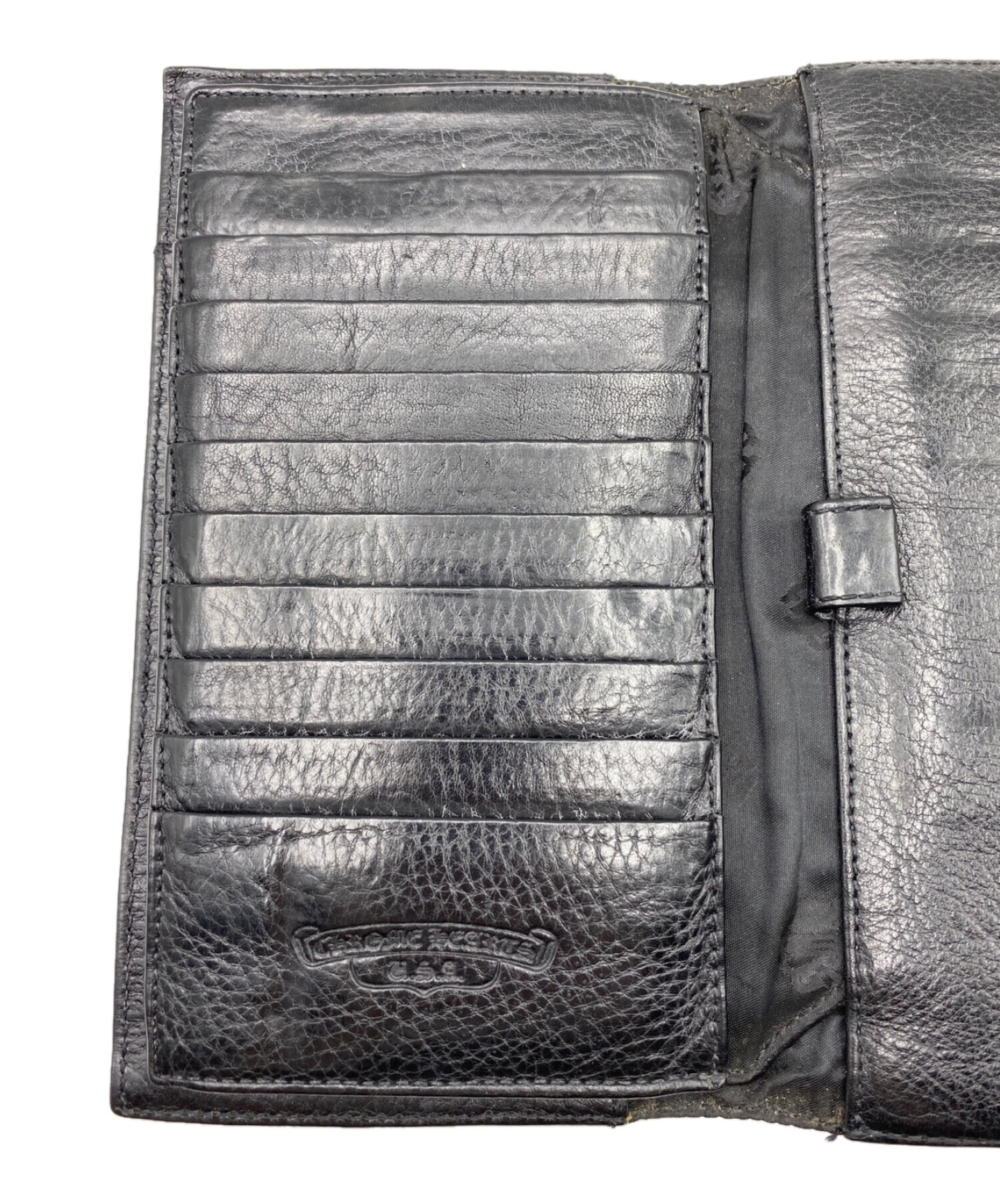 クロムハーツ　WAVE CHROME HEARTS クロムハーツ WAVE ウェーブ ヘビーレザー 財布