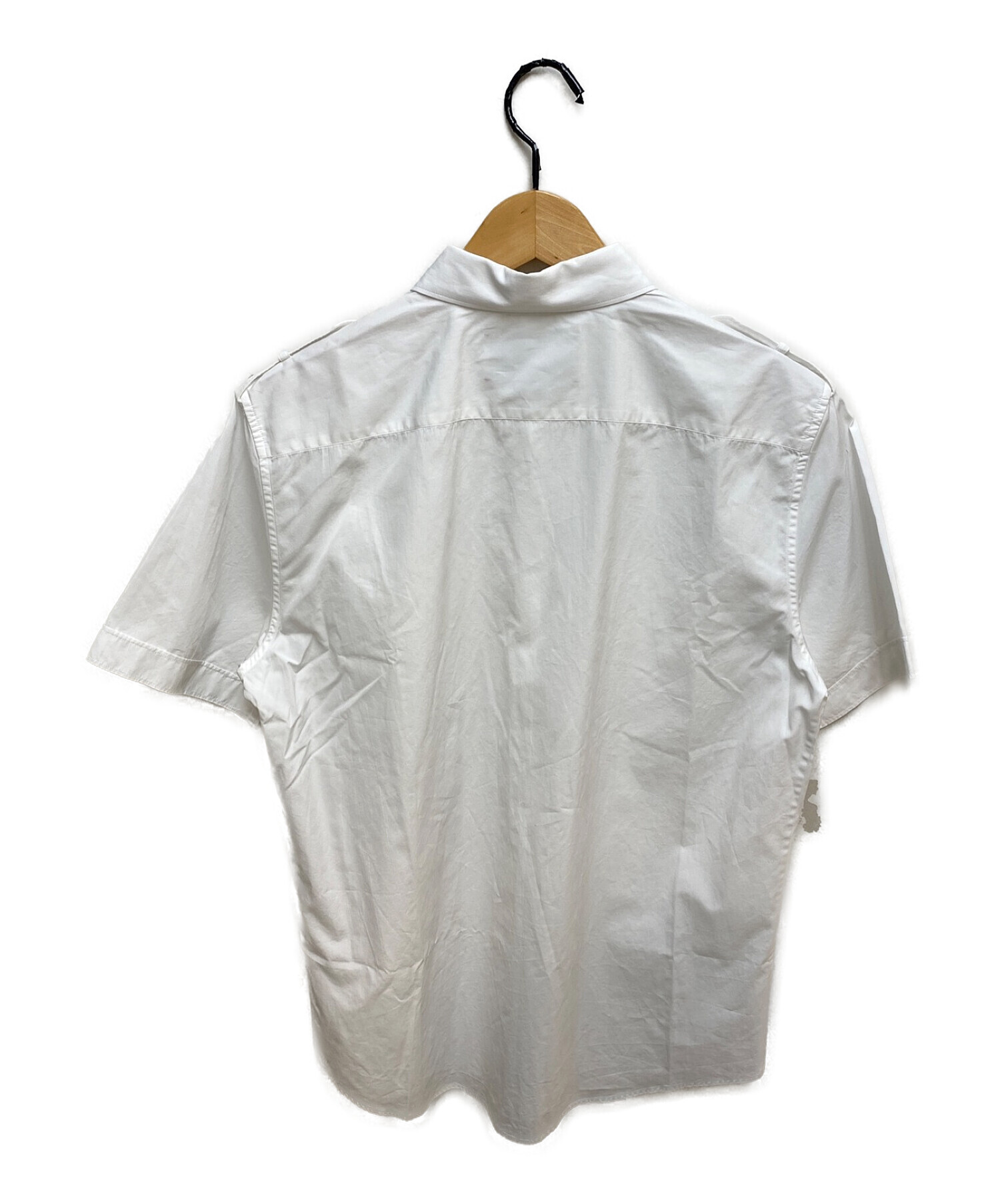 中古・古着通販】GUCCI (グッチ) 半袖シャツ ホワイト サイズ:40