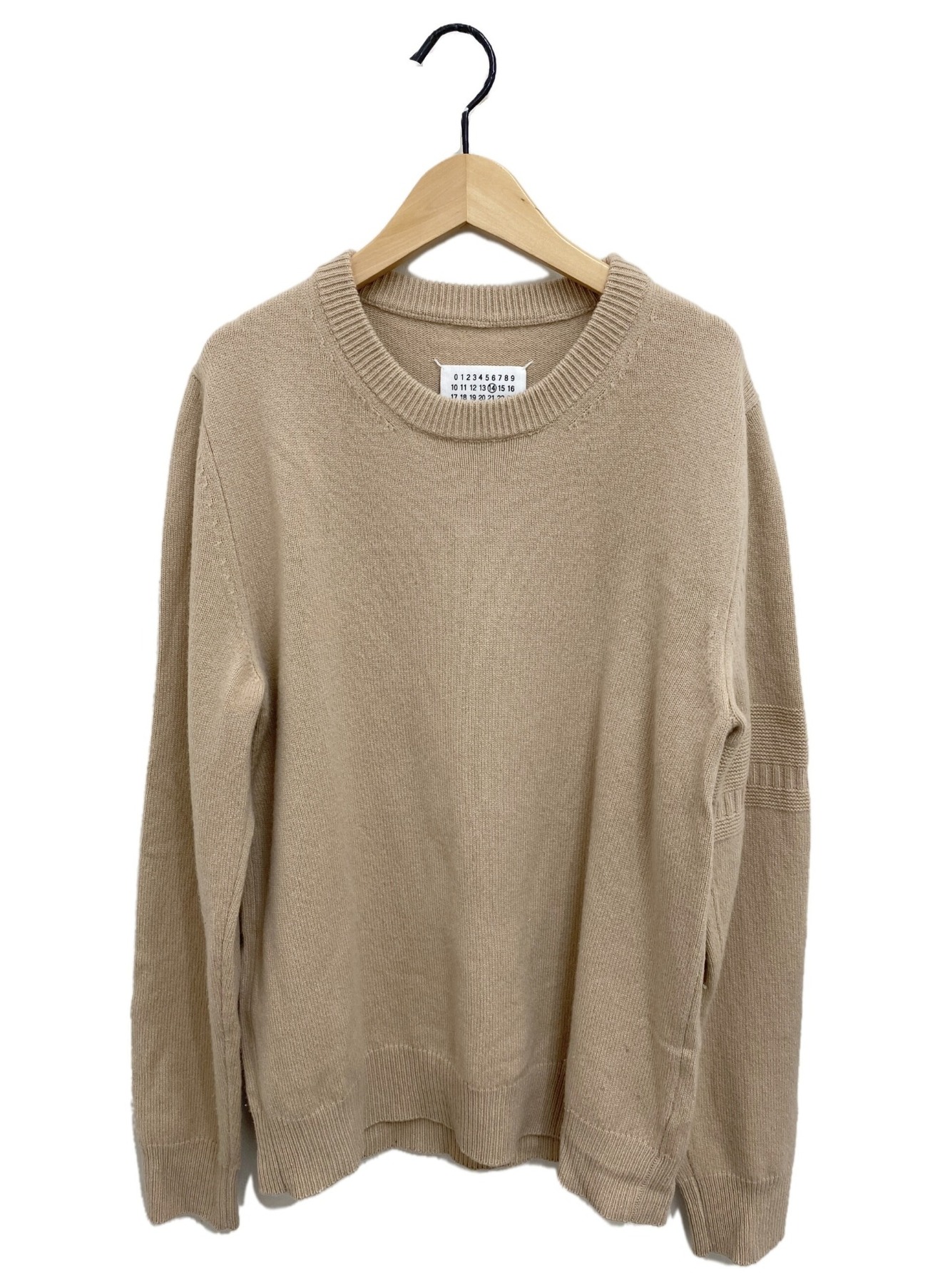 maison margiela ベージュ 長袖 ニット 中古・古着通販】Maison Margiela (メゾンマルジェラ) カシミア混