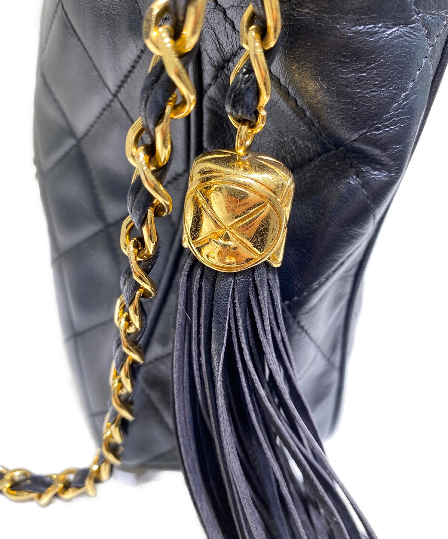 中古・古着通販】CHANEL (シャネル) タッセル付きショルダーバッグ 