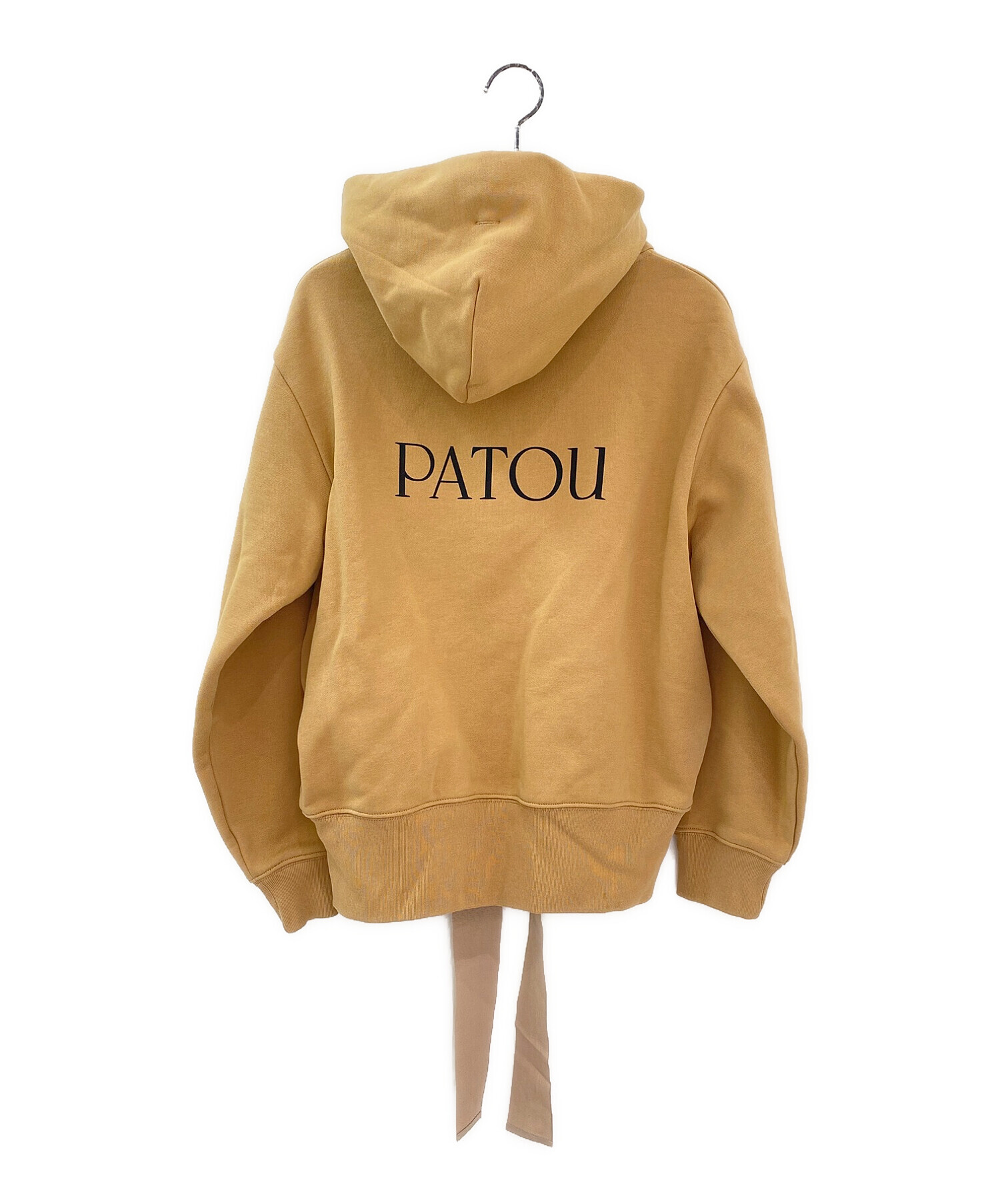 中古・古着通販】patou (パトゥ) ジップアップパーカ ベージュ サイズ 