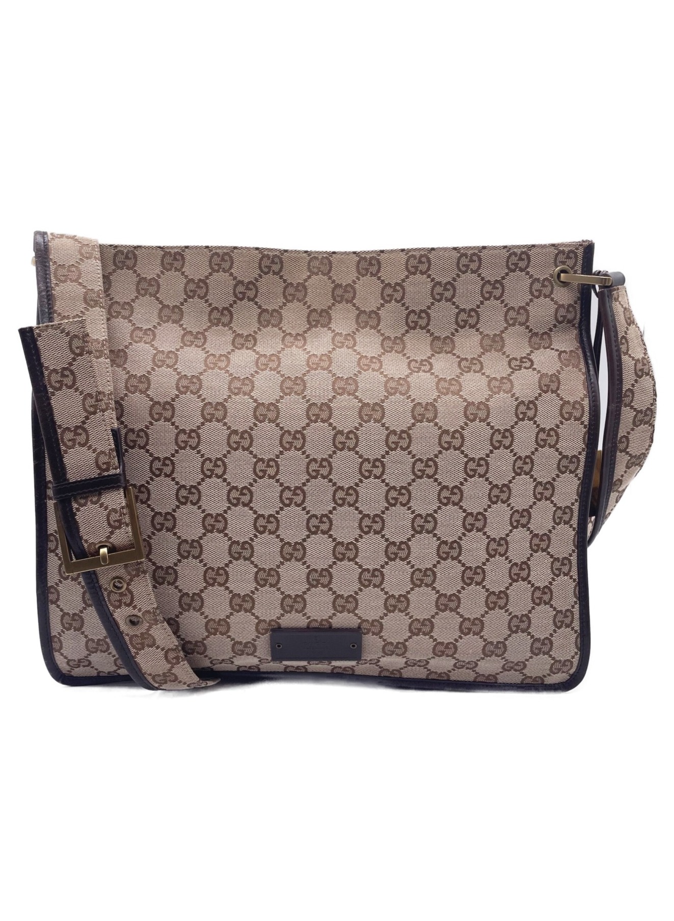 中古・古着通販】GUCCI (グッチ) GG柄ショルダーバッグ ブラウン 中古・古着通販】GUCCI (グッチ) GG柄ショルダーバッグ ブラウン
