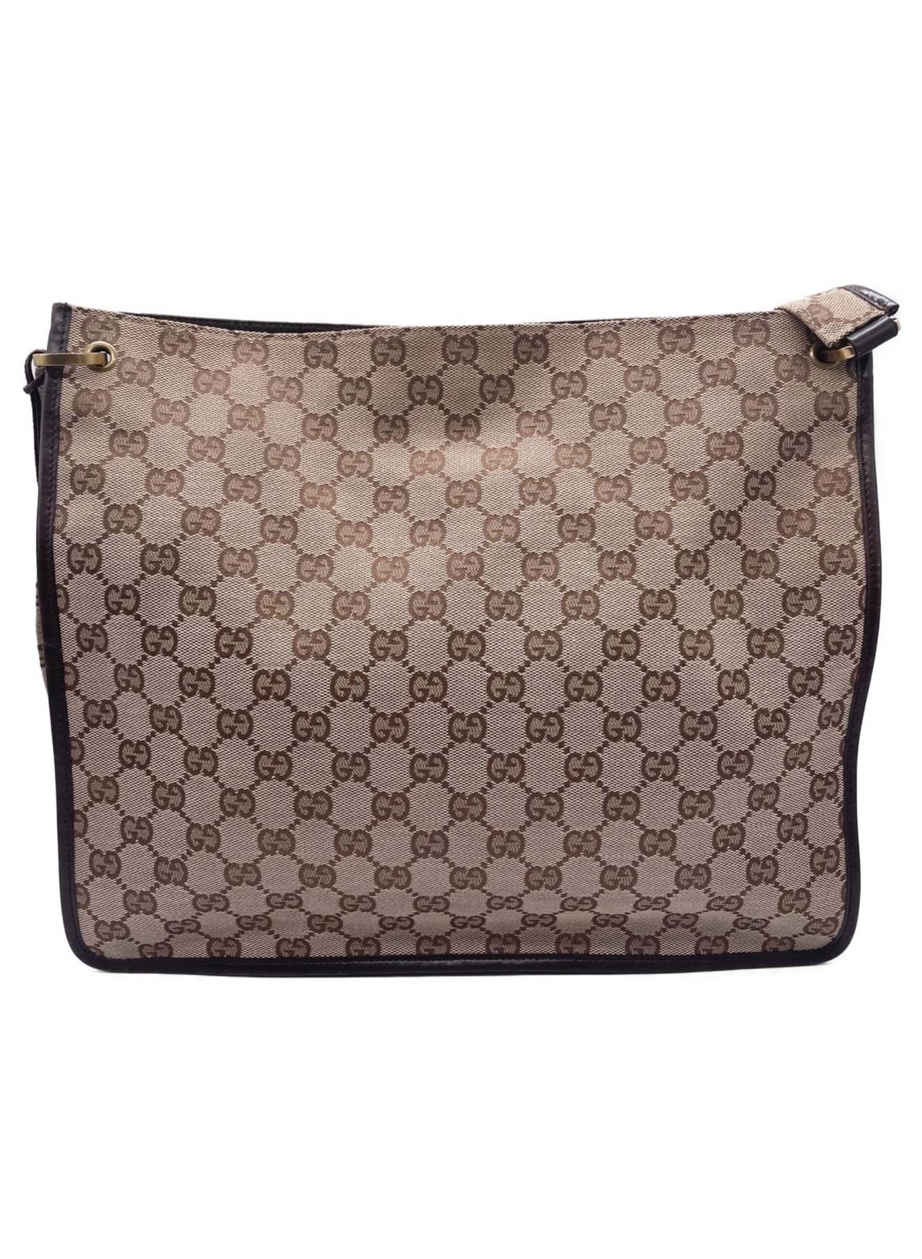 中古・古着通販】GUCCI (グッチ) GG柄ショルダーバッグ ブラウン 