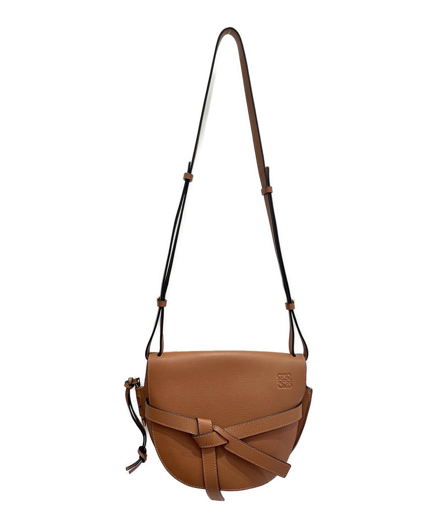 中古・古着通販】LOEWE (ロエベ) ゲートバッグスモール ブラウン 