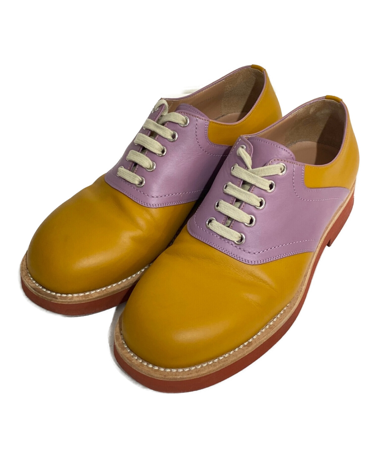 中古・古着通販】MARNI (マルニ) レザーシューズ ライトブラウン 