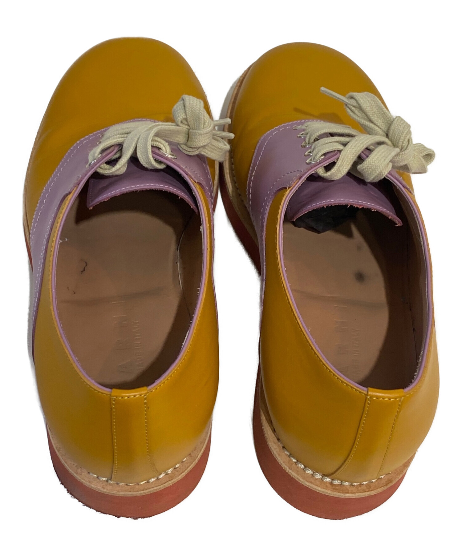 中古・古着通販】MARNI (マルニ) レザーシューズ ライトブラウン 