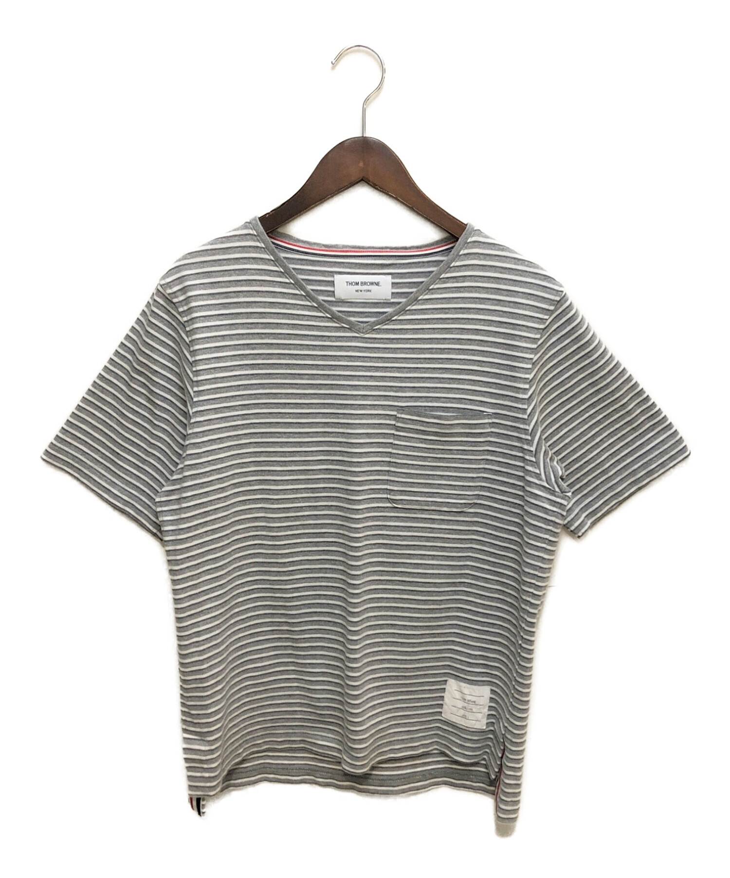 中古・古着通販】Thom Browne (トムブラウン) ボーダーカットソー 