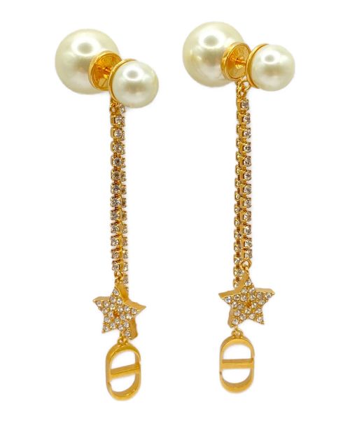 中古・古着通販】Dior (ディオール) パールスターロゴピアス サイズ