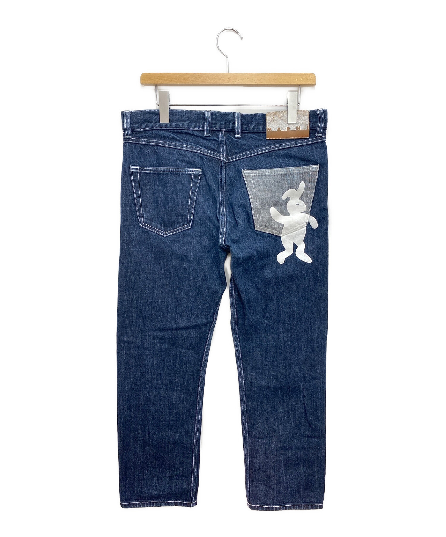中古・古着通販】MARNI (マルニ) ダンスバニーデニムパンツ インディゴ