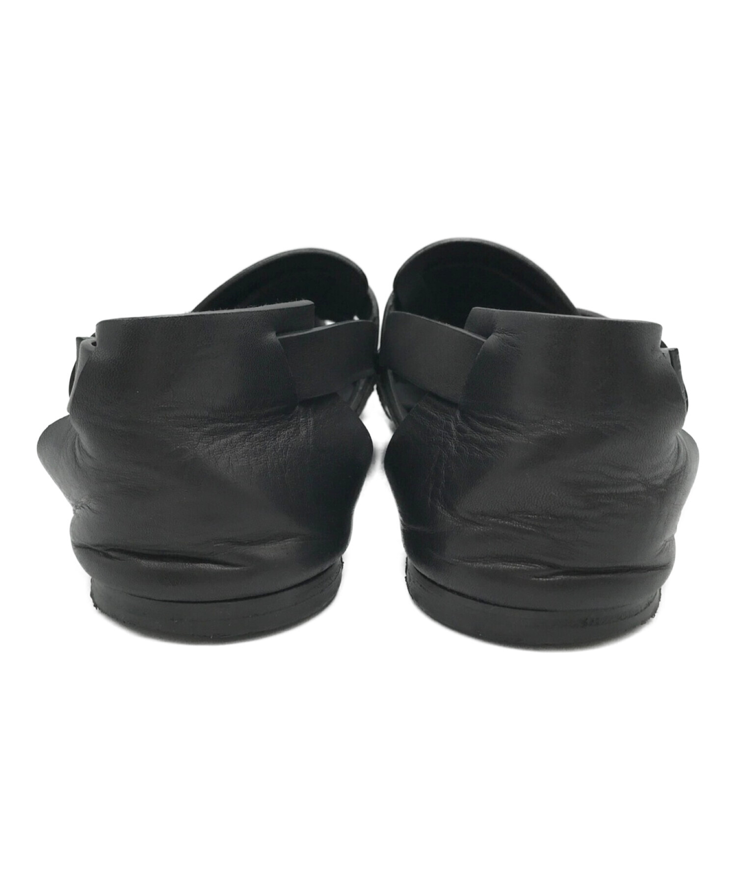 中古・古着通販】HERMES (エルメス) グルカサンダル ブラック サイズ