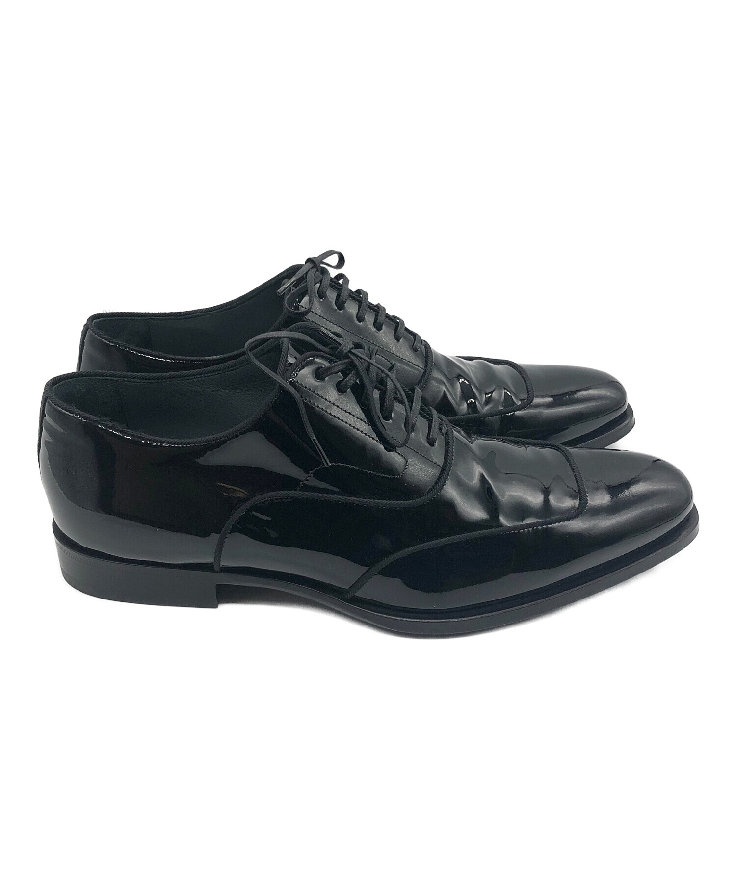 中古・古着通販】Dior (ディオール) パテントシューズ ブラック サイズ 