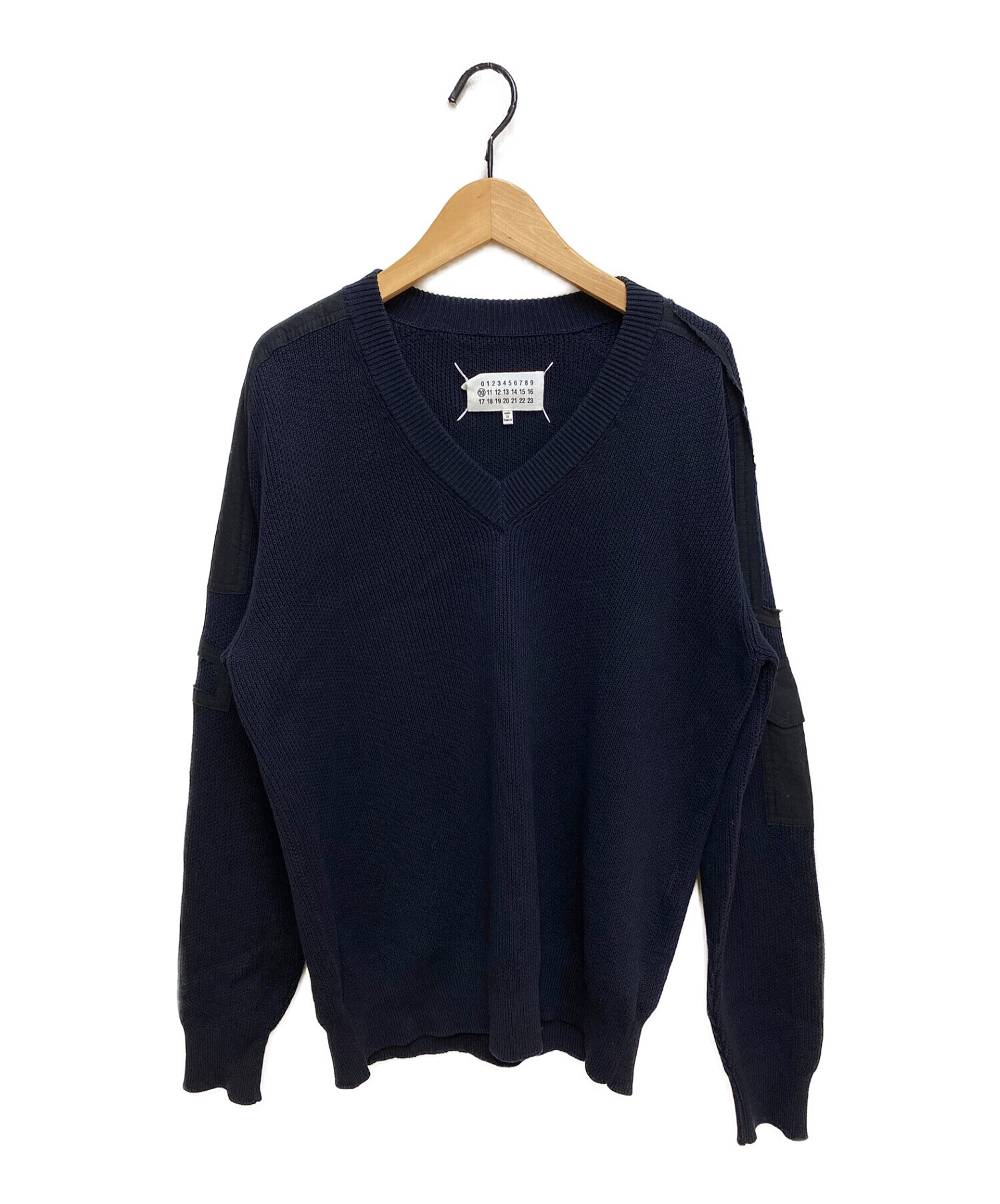 中古・古着通販】Maison Margiela (メゾンマルジェラ) Vネックニット