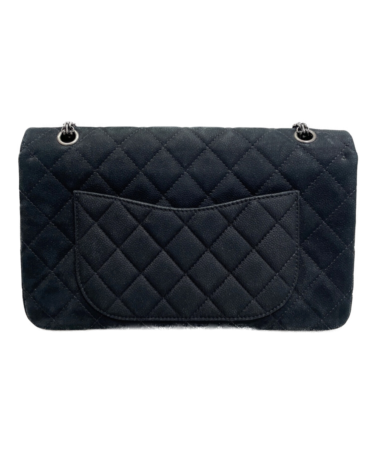 中古・古着通販】CHANEL (シャネル) 2.55ハンドバッグ ブラック サイズ