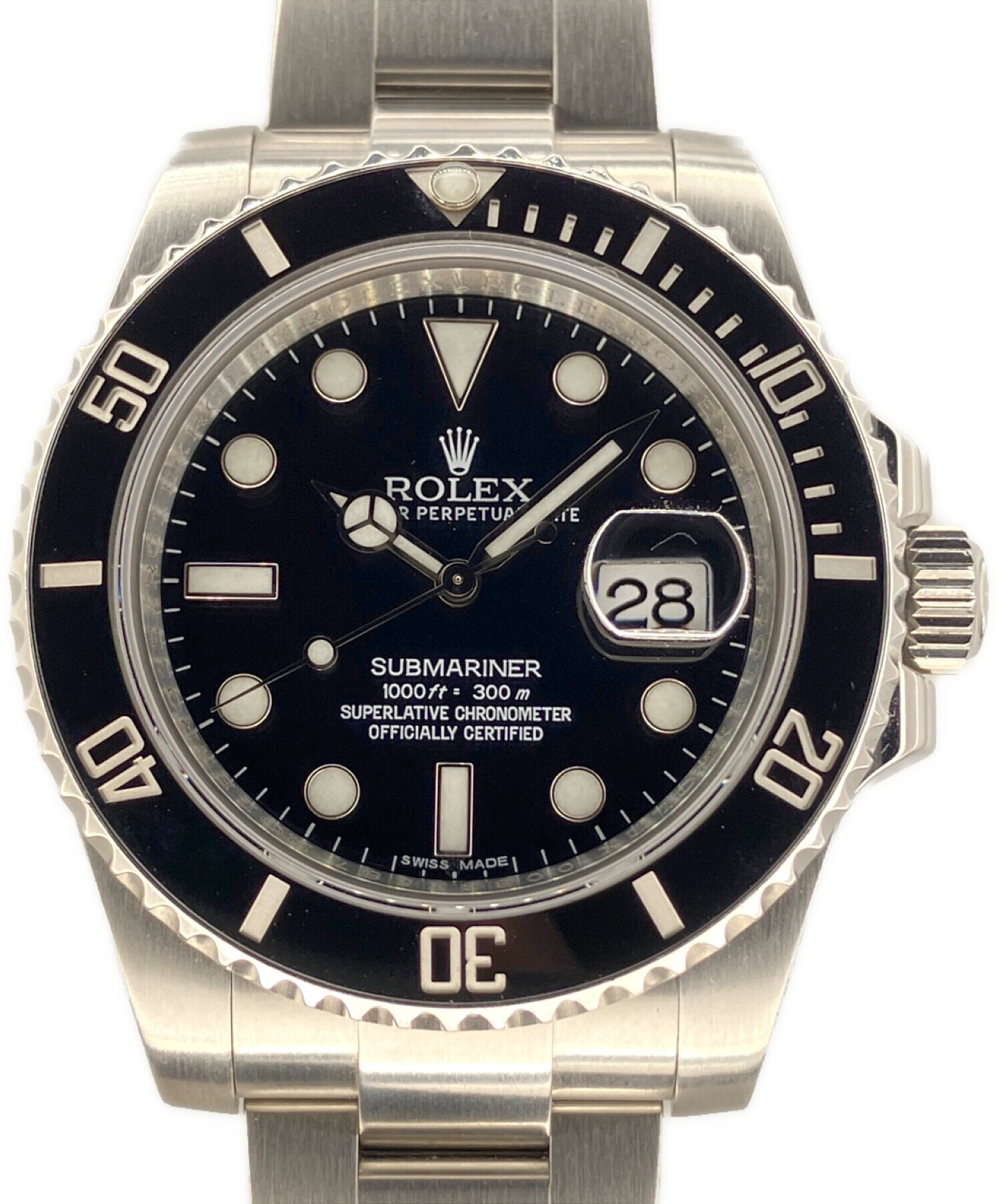 ロレックス ROLEX サブマリーナ デイト ランダムシリアル 腕時計【中古】 中古・古着通販】ROLEX (ロレックス) サブマリーナデイト サイズ:40mm