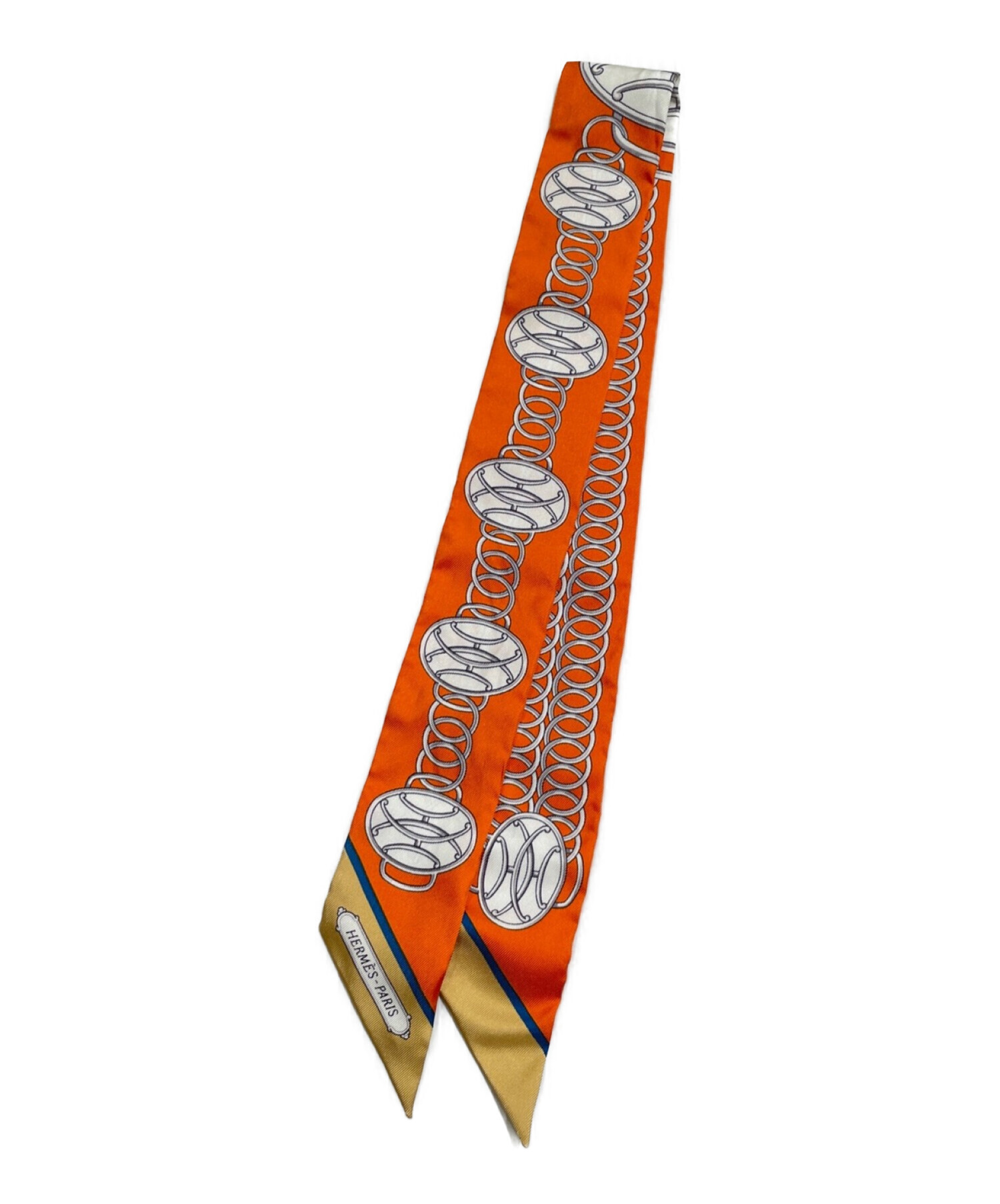 Hermès　ツイリー　オレンジ 中古・古着通販】HERMES (エルメス) ツイリー オレンジ サイズ