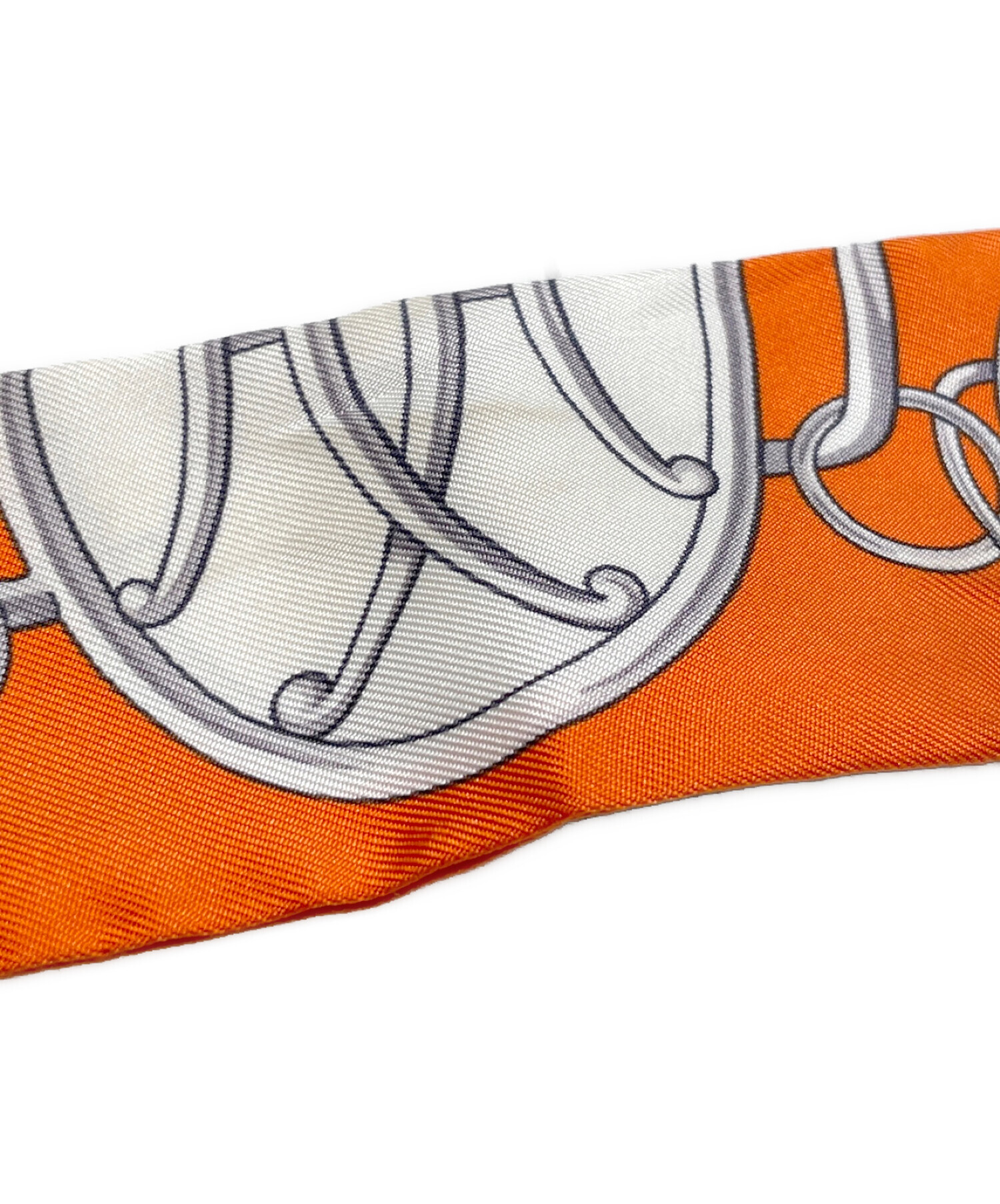 Hermès　ツイリー　オレンジ 中古・古着通販】HERMES (エルメス) ツイリー オレンジ サイズ