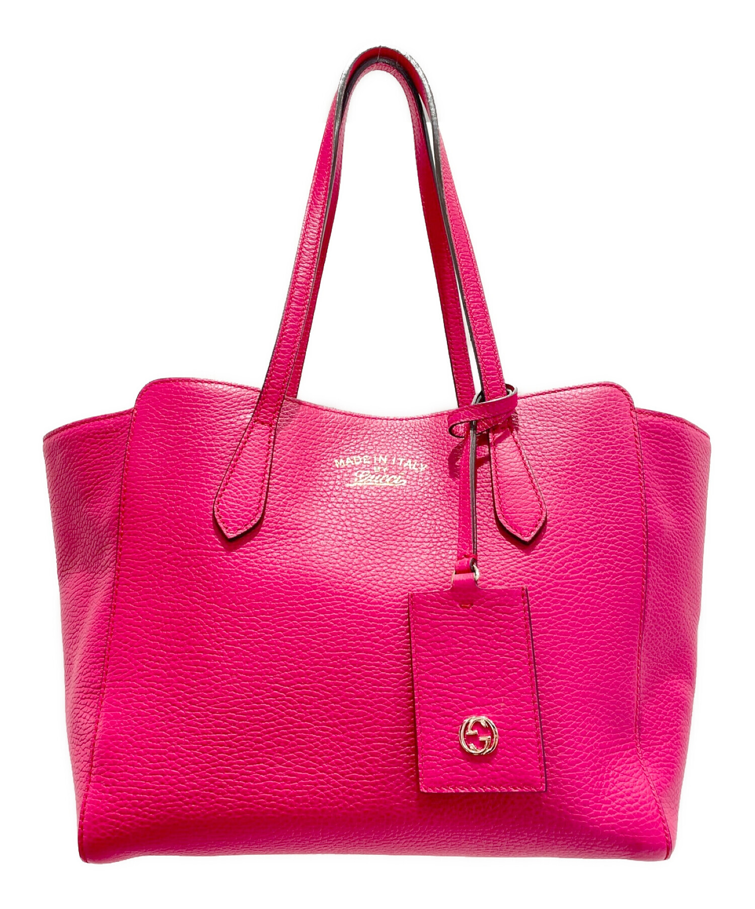 中古・古着通販】GUCCI (グッチ) スウィングトートバッグ ショッキング  