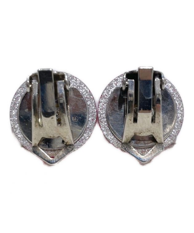 中古・古着通販】CHANEL (シャネル) ココマークラメイヤリング ピンク