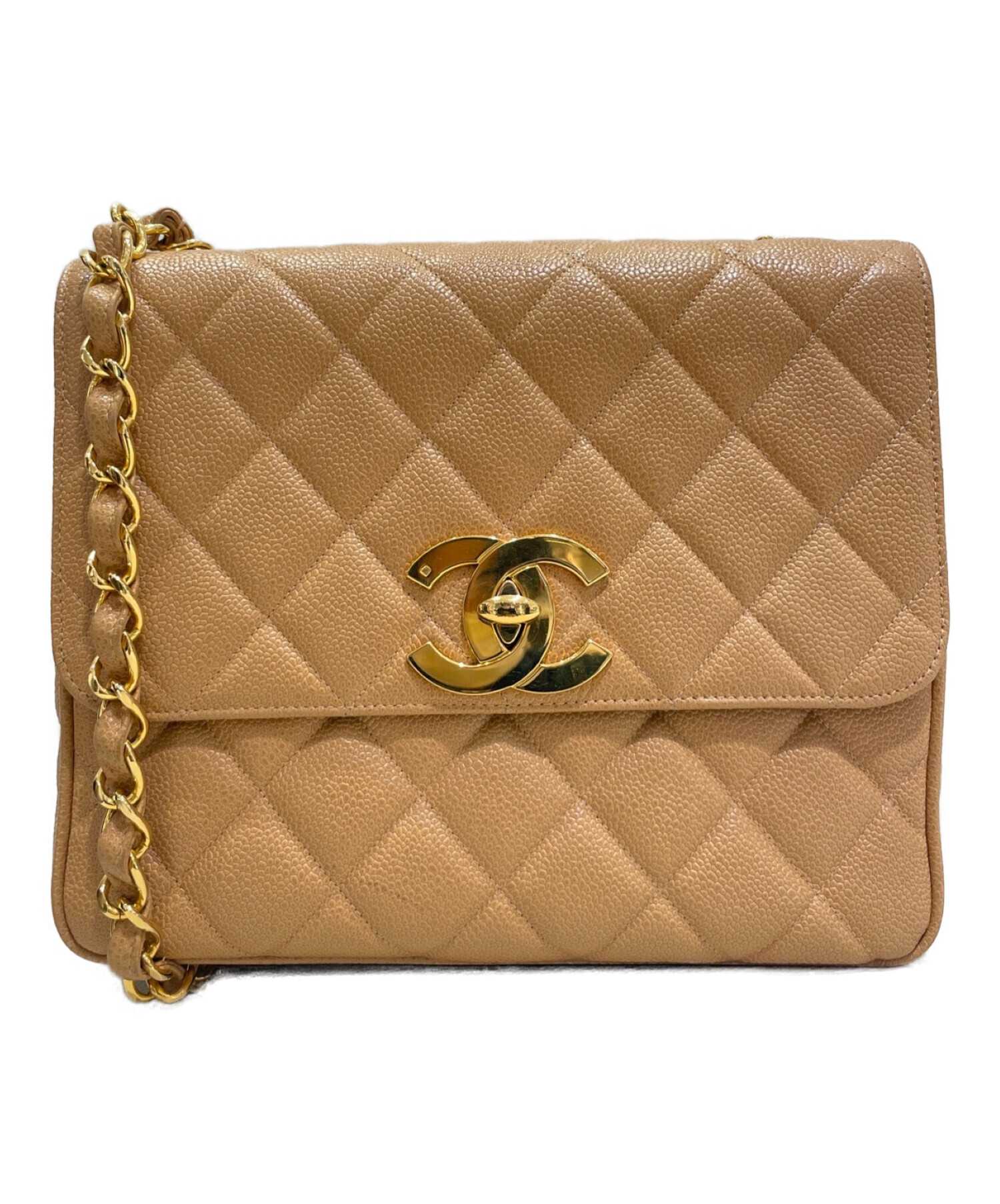中古・古着通販】CHANEL (シャネル) スクエアマトラッセ 中古・古着通販】CHANEL (シャネル) スクエアマトラッセ