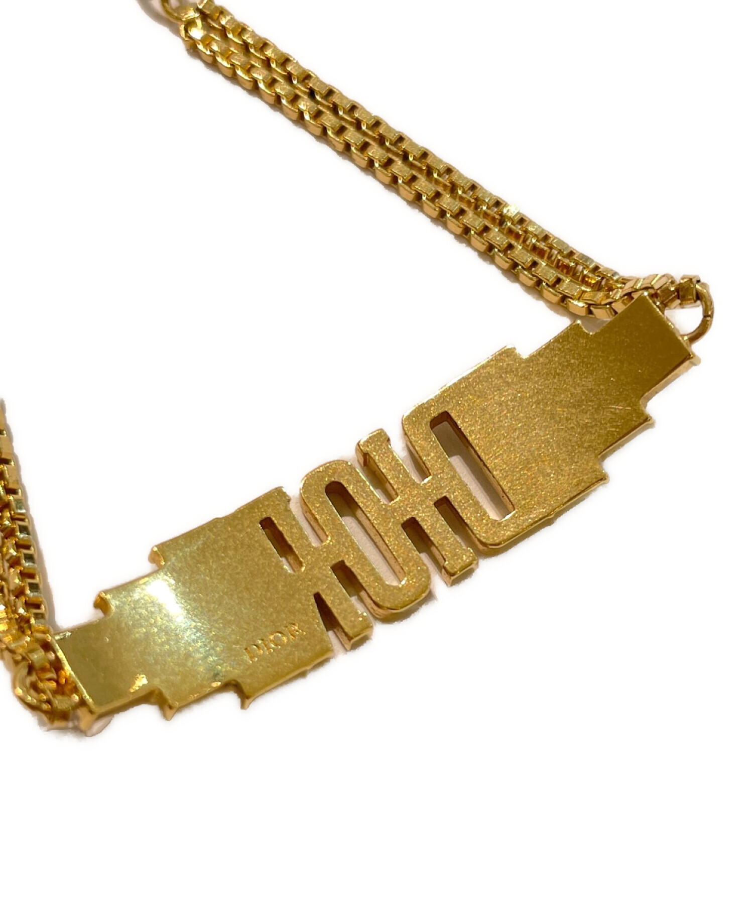 【未使用品級】ディオール　チェーン　ブレスレット　ゴールド　アクセサリー　388 中古・古着通販】Christian Dior (クリスチャン ディオール) DIORロゴ