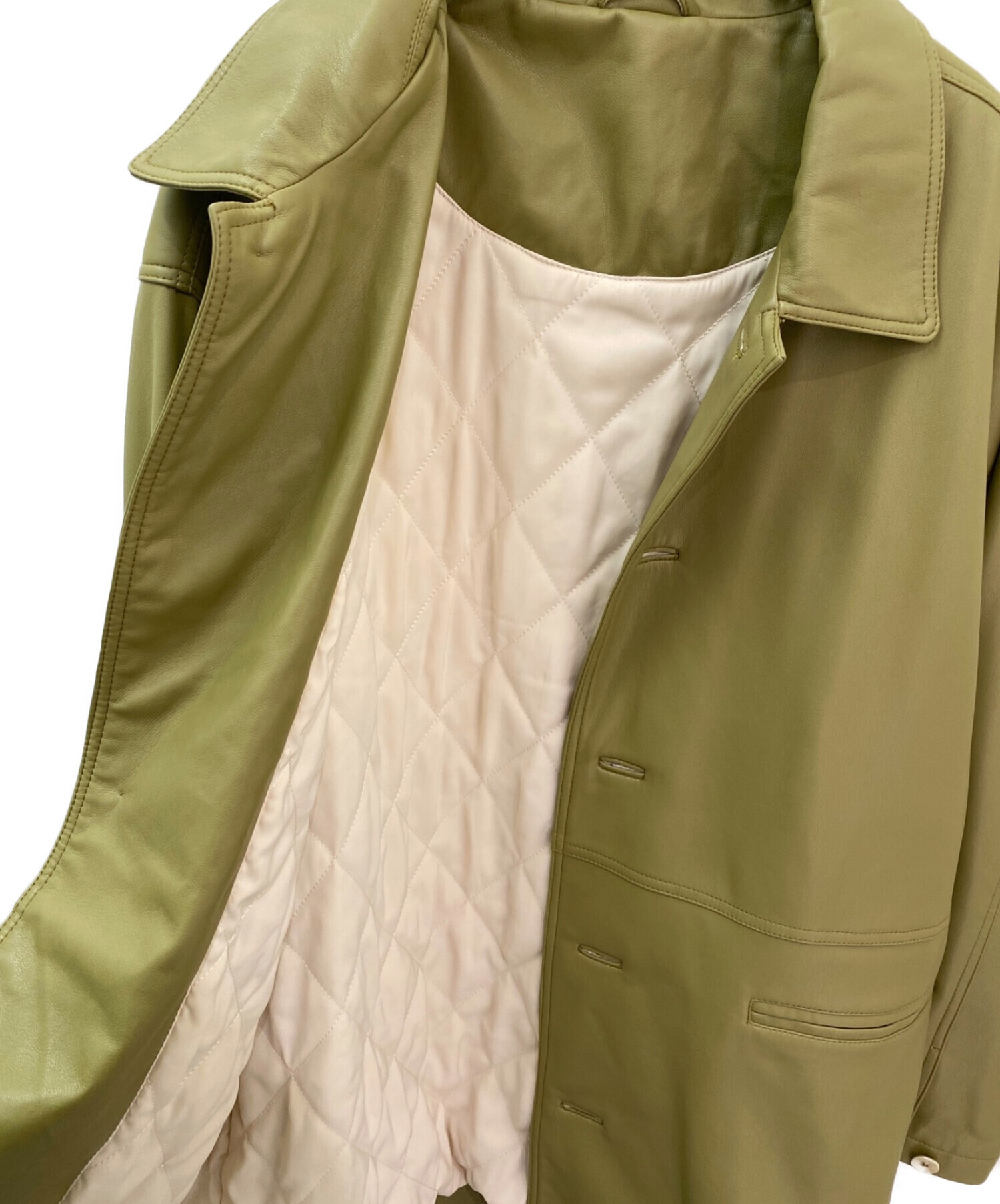 中古・古着通販】TODAYFUL (トゥデイフル) Ecoleather Over Jacket